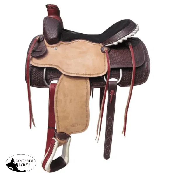 16", 17" Circle S Roping Saddle.