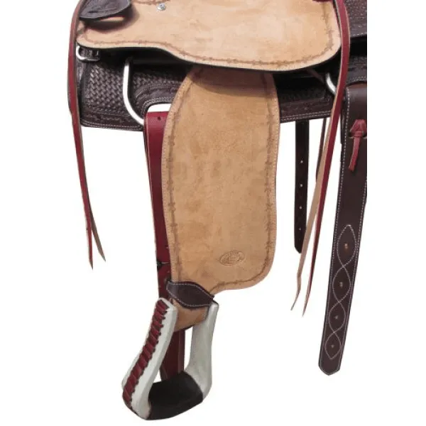 16", 17" Circle S Roping Saddle.