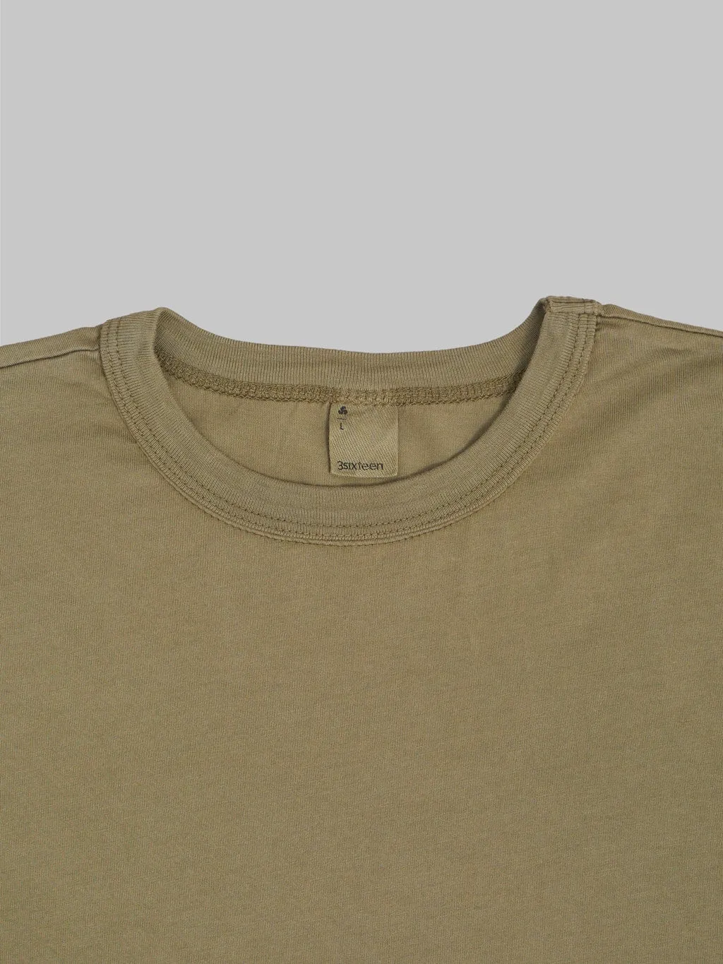 3sixteen Garment Dyed Pima T⁠-⁠shirt Military Green