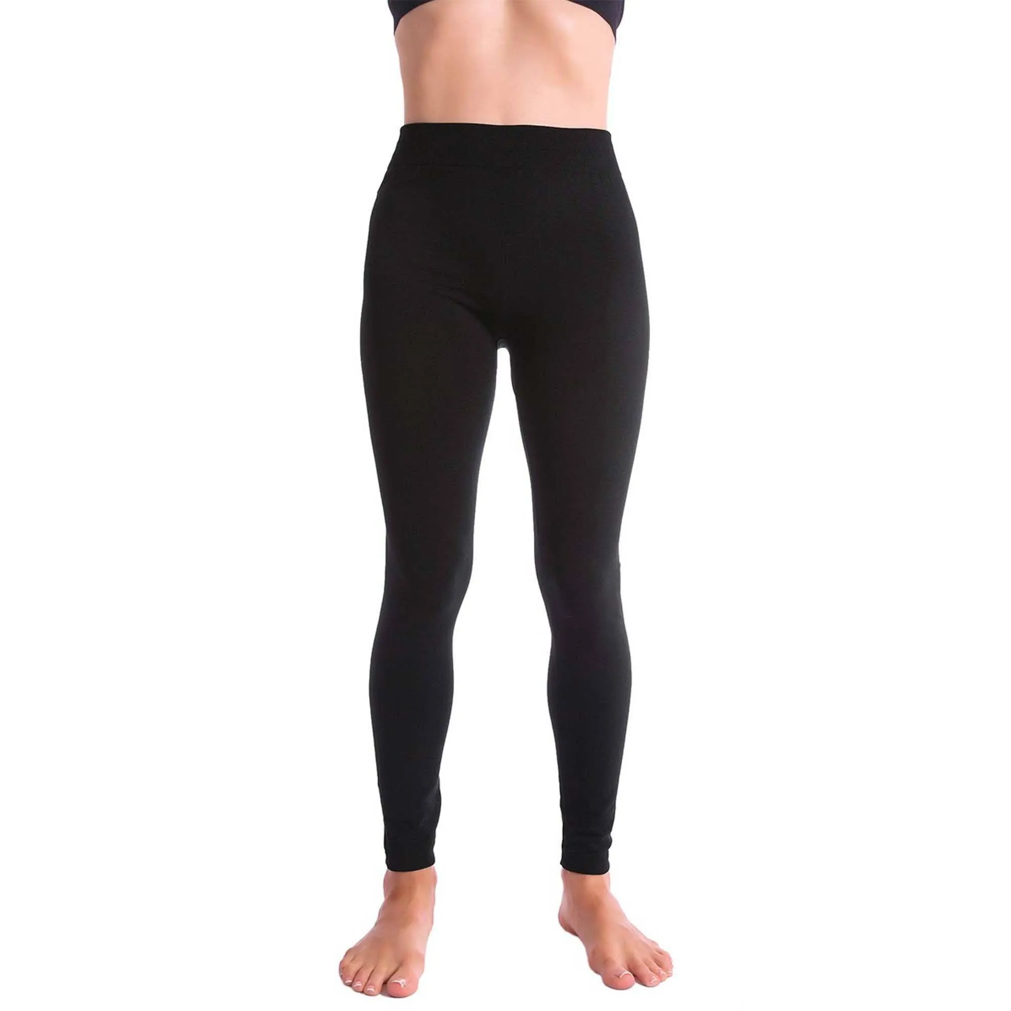 5-Pack: Women's Premium Fleece-Lined Leggings