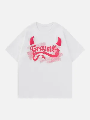 AlanBalen® - 3D Devil's Corner Graphic Tee