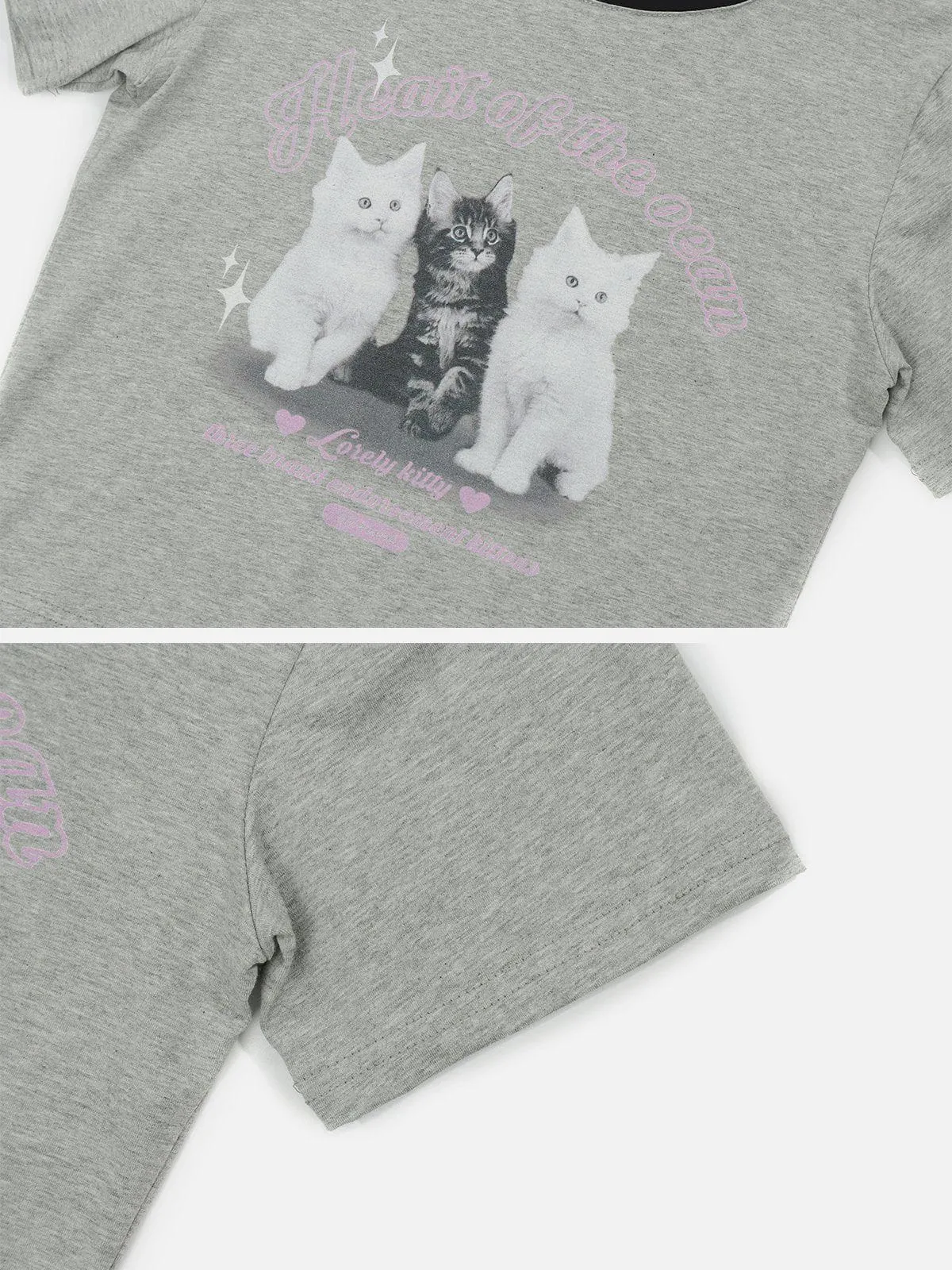 AlanBalen® - Cat Print Star Tee