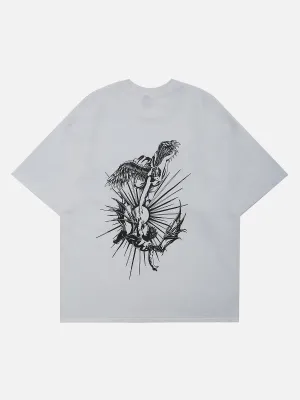 AlanBalen® - Devil Angel Graphic Tee