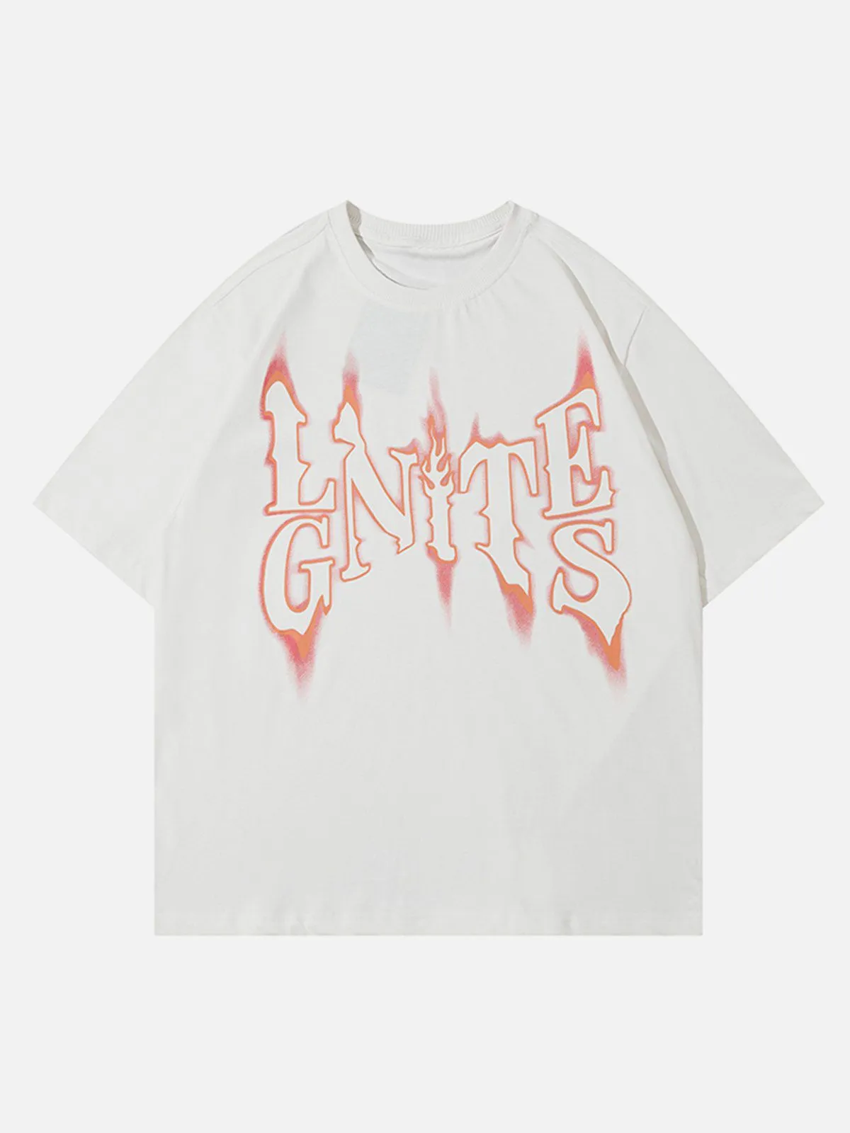 AlanBalen® - Flame Font Print Tee