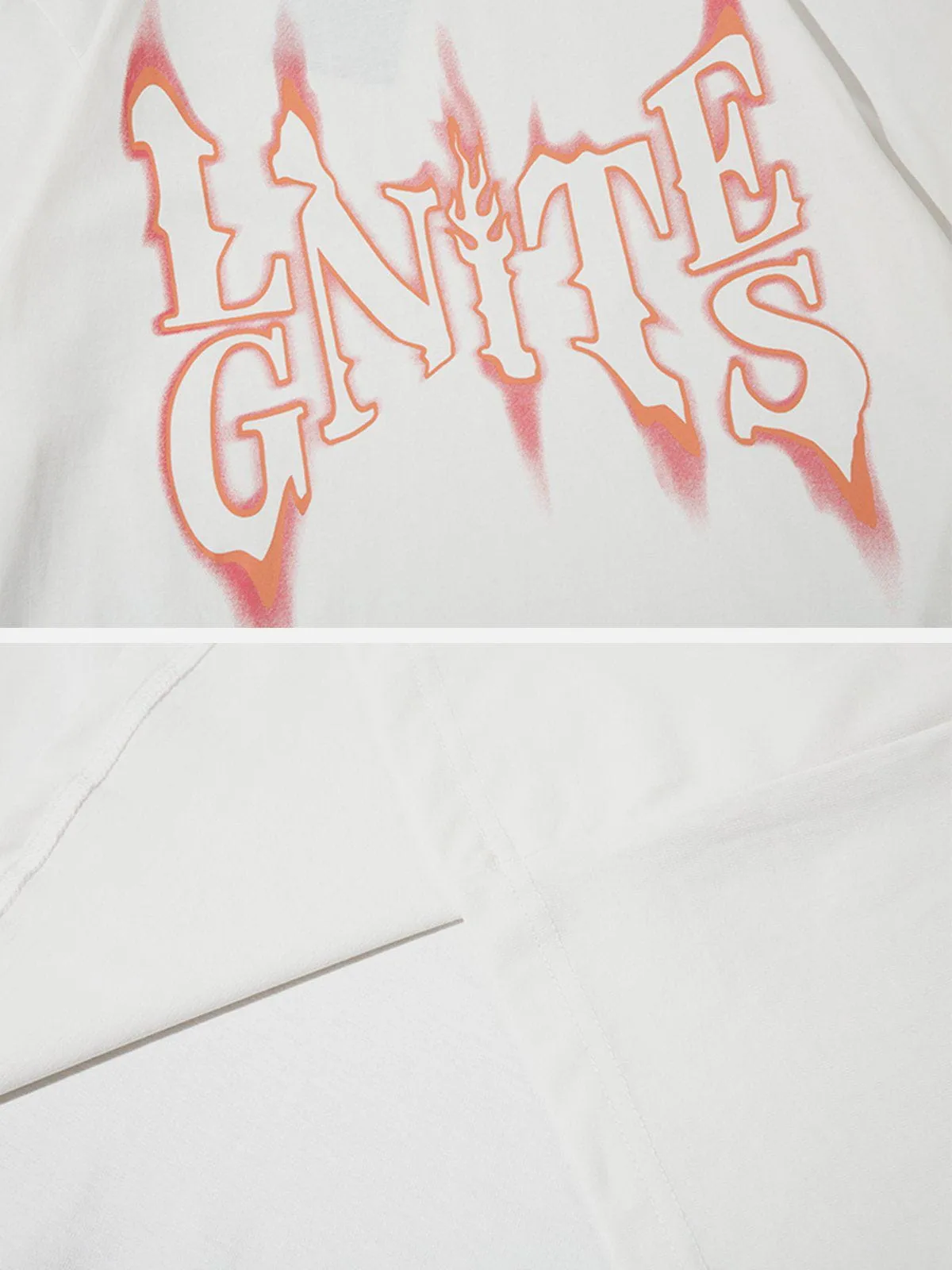 AlanBalen® - Flame Font Print Tee