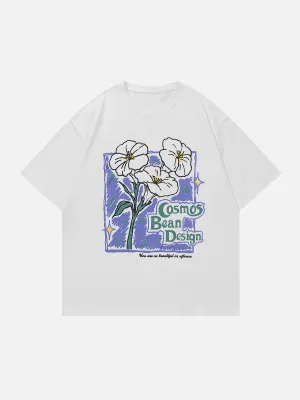 AlanBalen® - Flower Print Tee