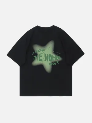 AlanBalen® - Foam Star Printing Tee