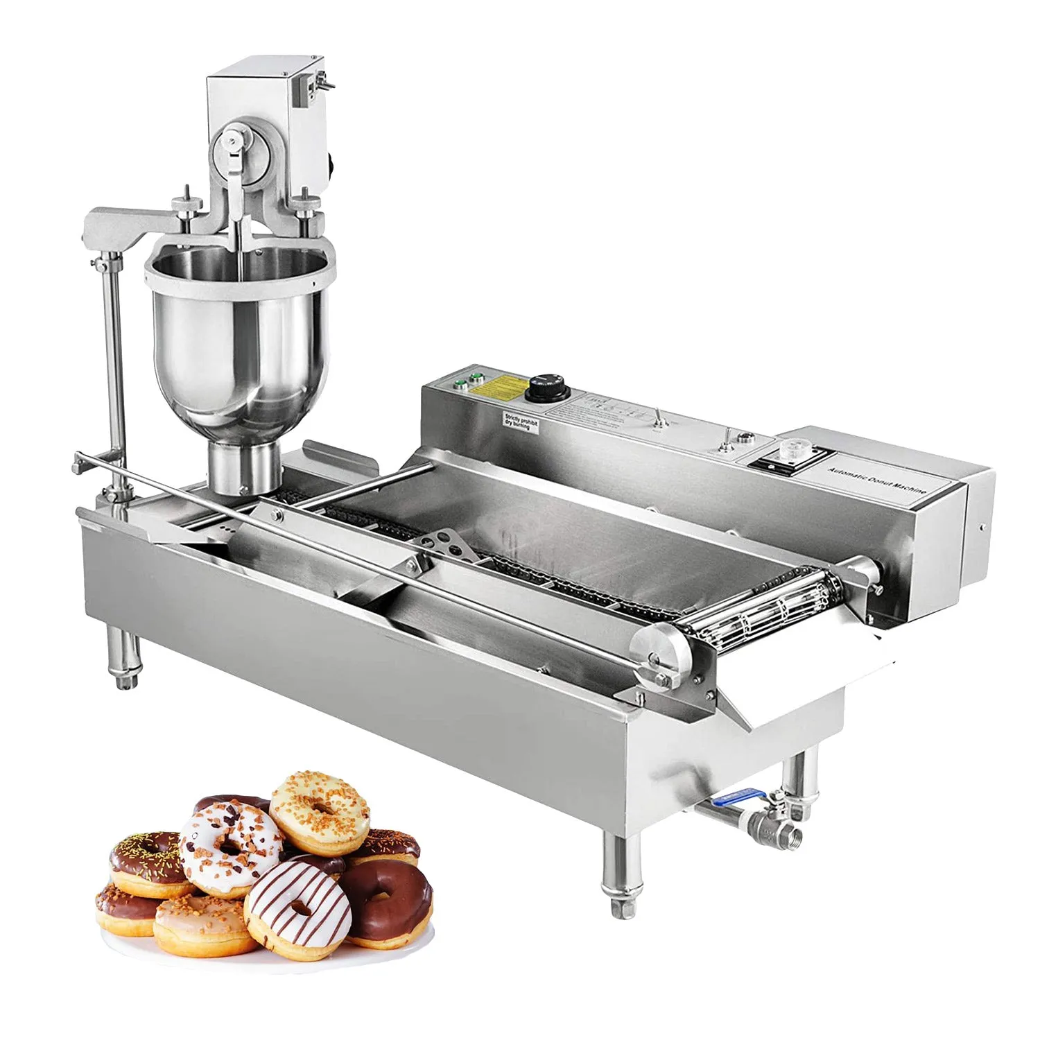 AP-01 Donut Machine Commercial | Automatic Doughnut Maker | 3 Nozzles Set | Stainless Steel