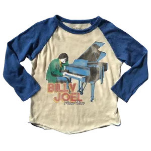 Billy Joel Raglan Long Sleeve Tee