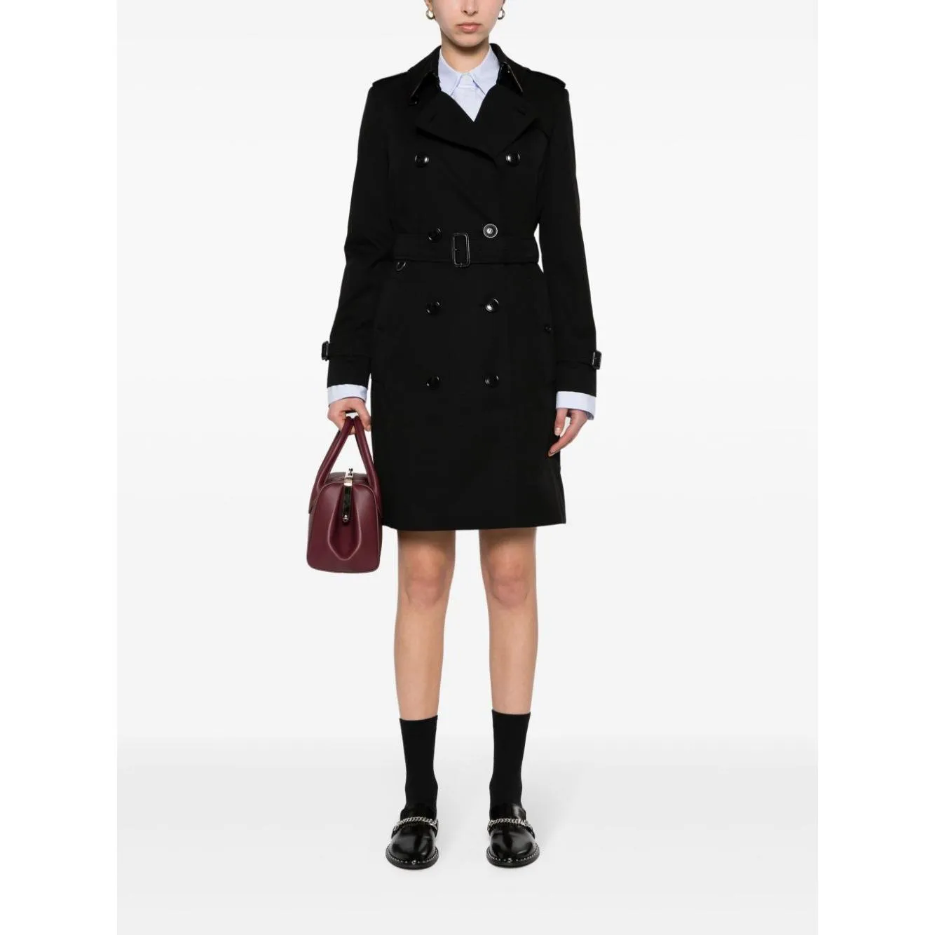 Burberry Coats Black