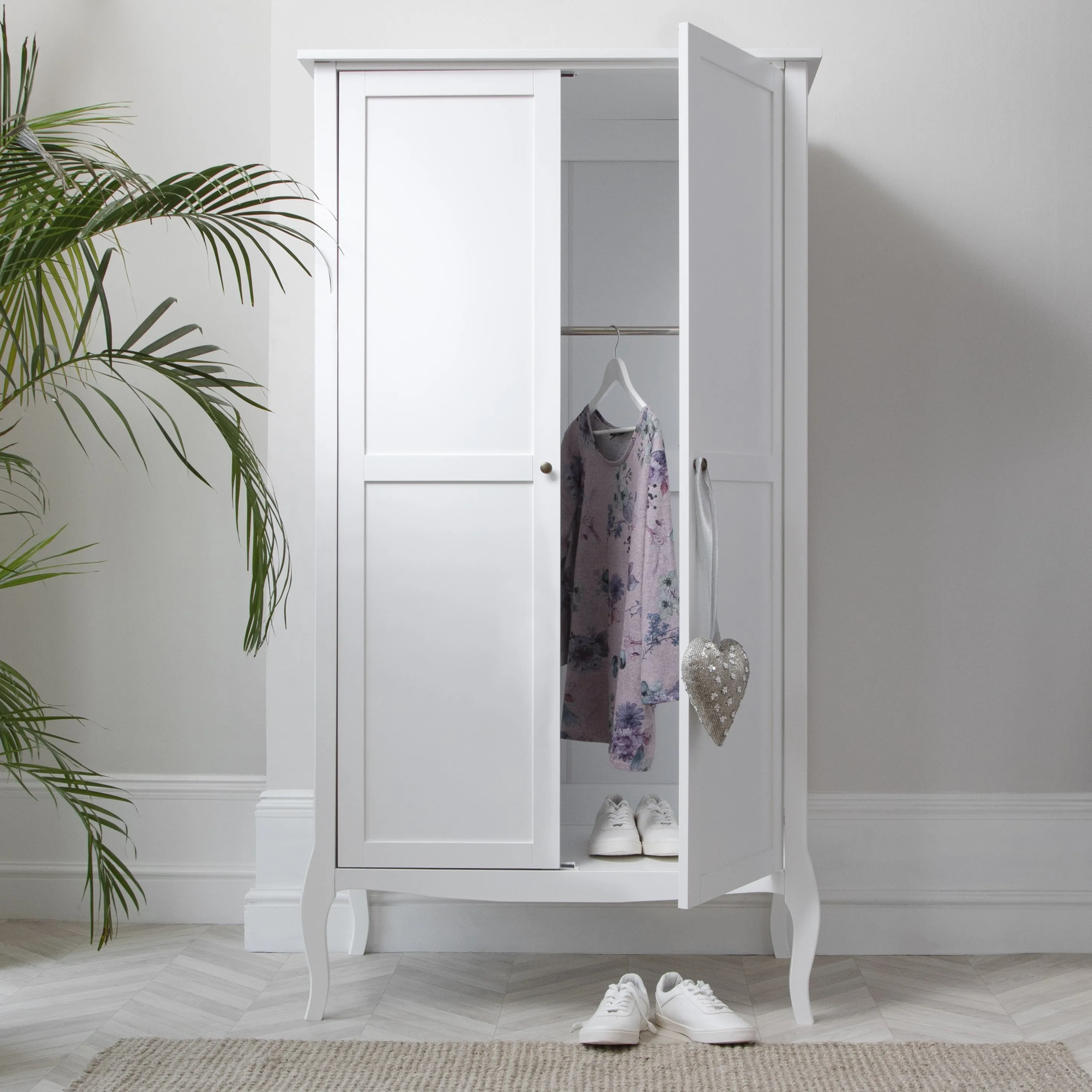 Camille Wardrobe in Classic White