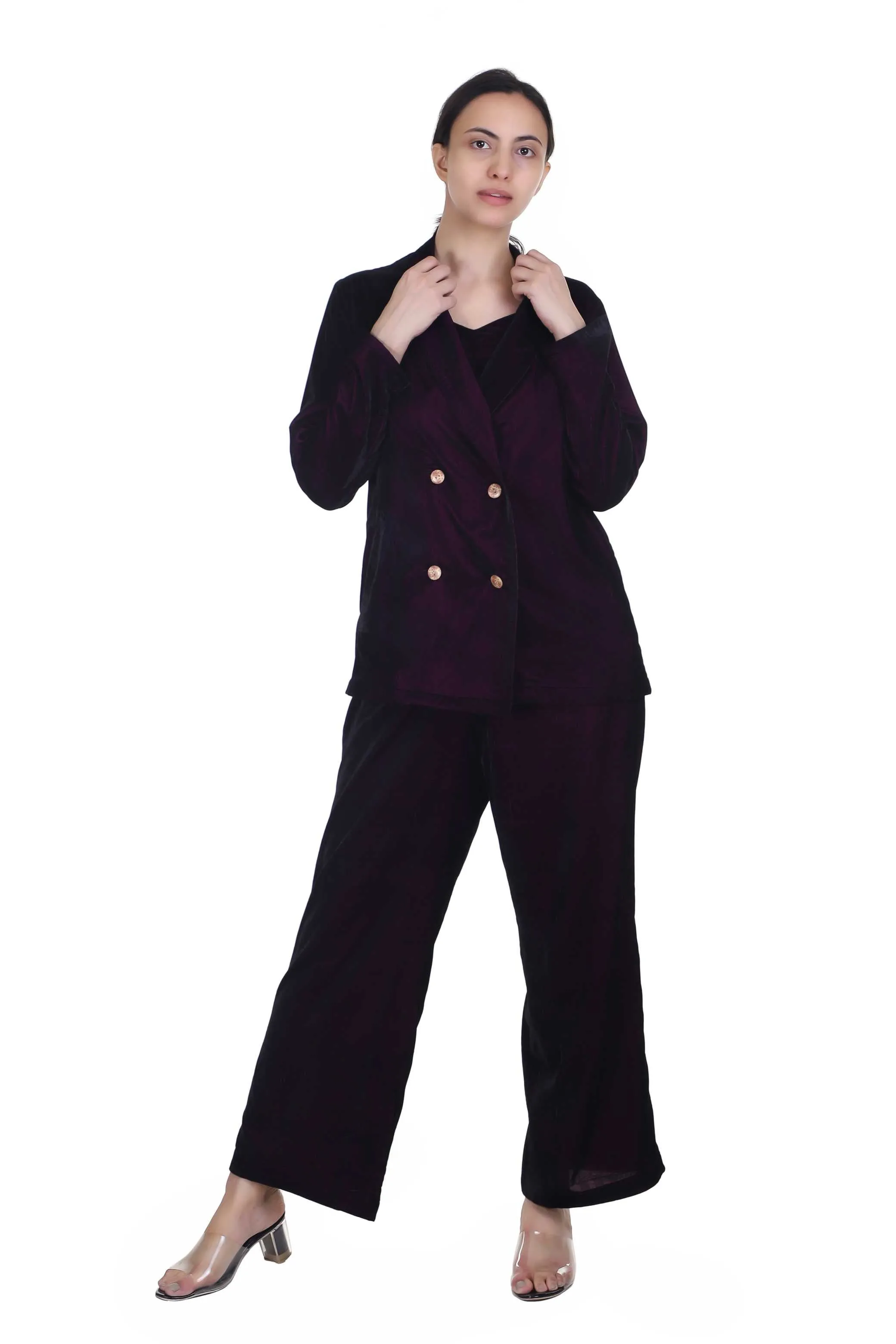 CANDILA VELVET PANT SETS