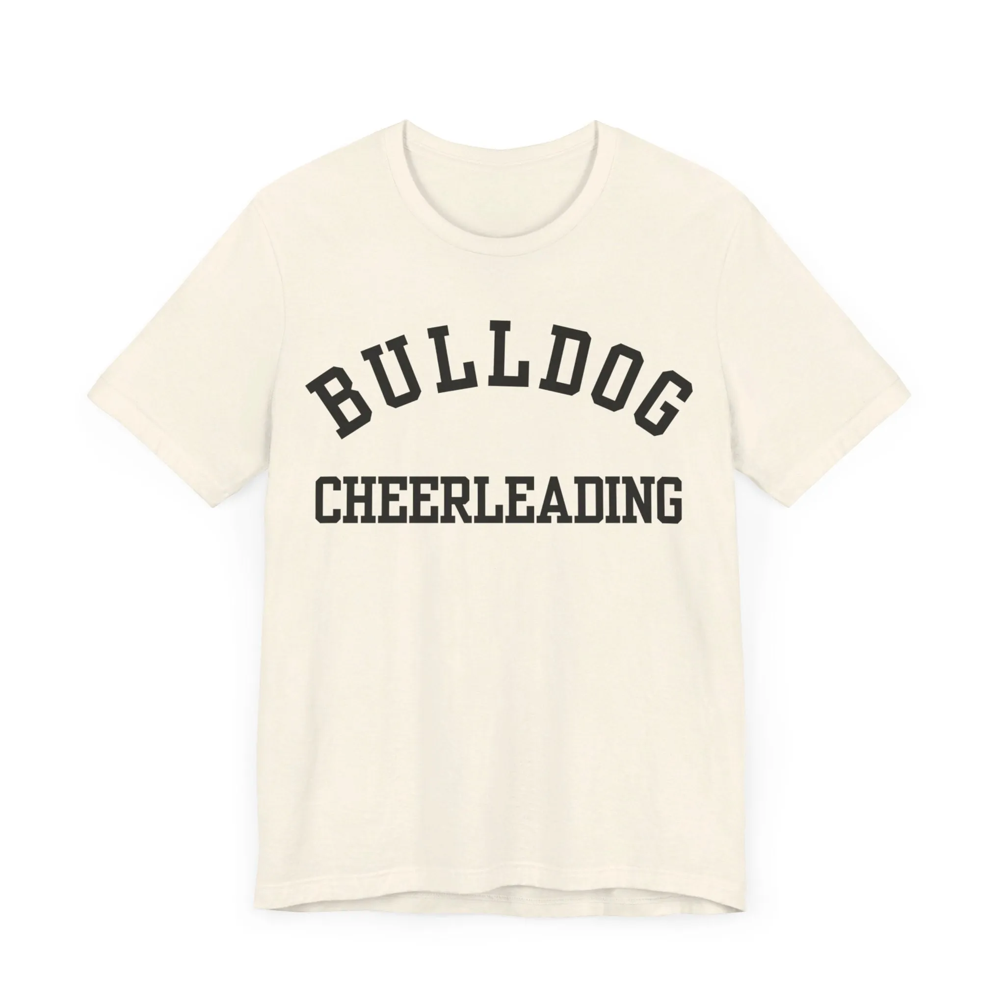 Classic Bulldog Cheerleading Unisex Jersey Short Sleeve Tee