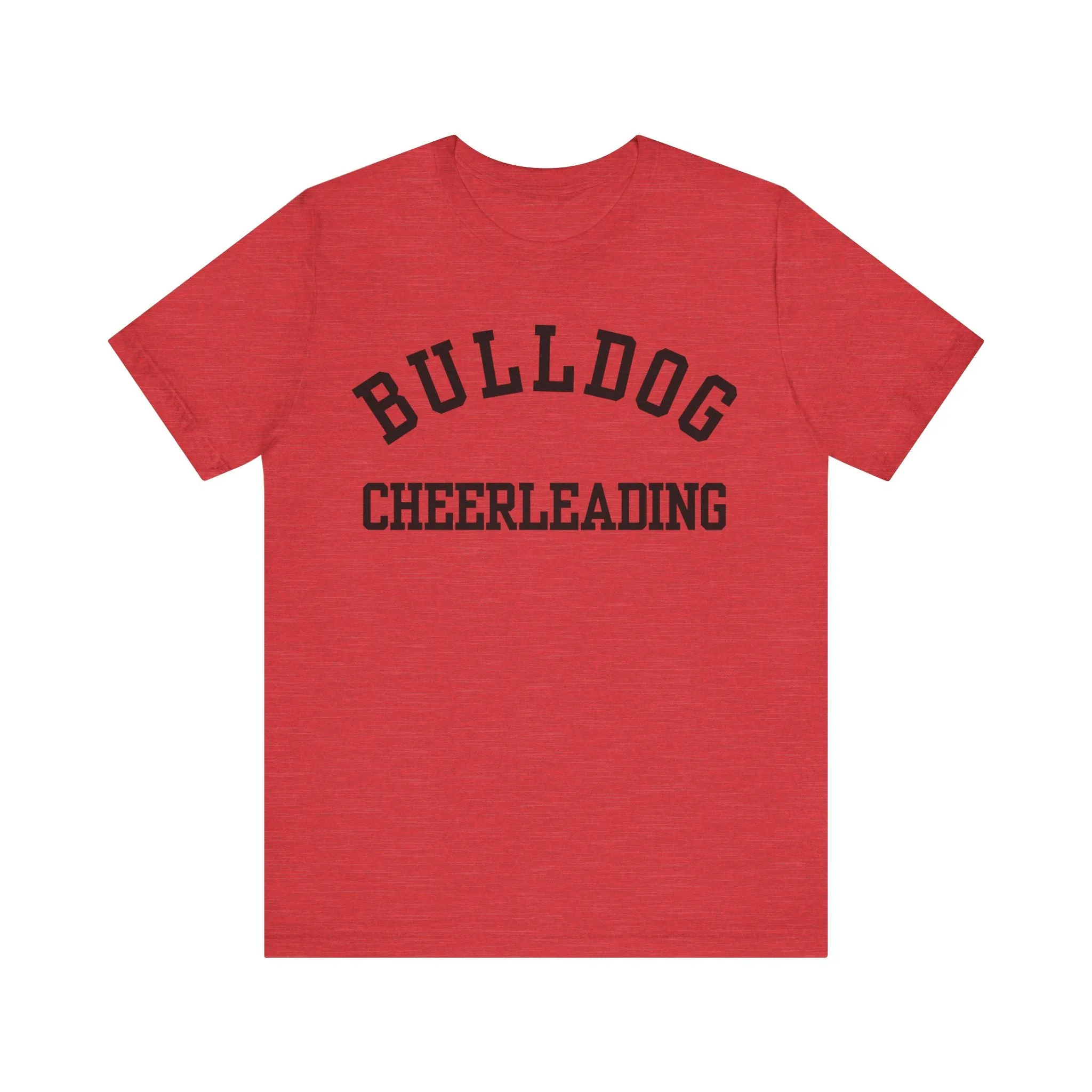 Classic Bulldog Cheerleading Unisex Jersey Short Sleeve Tee