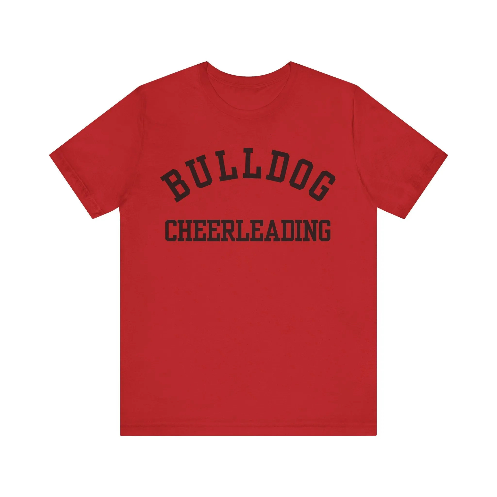 Classic Bulldog Cheerleading Unisex Jersey Short Sleeve Tee