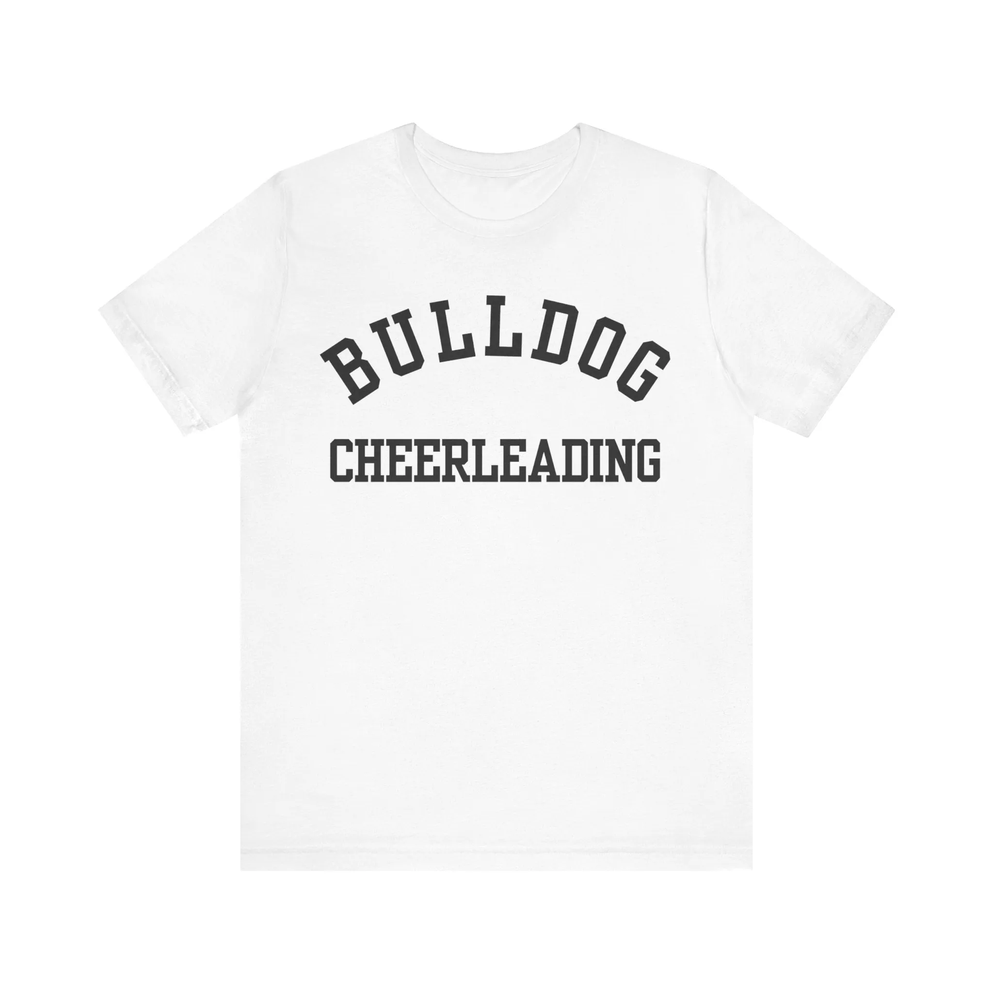 Classic Bulldog Cheerleading Unisex Jersey Short Sleeve Tee