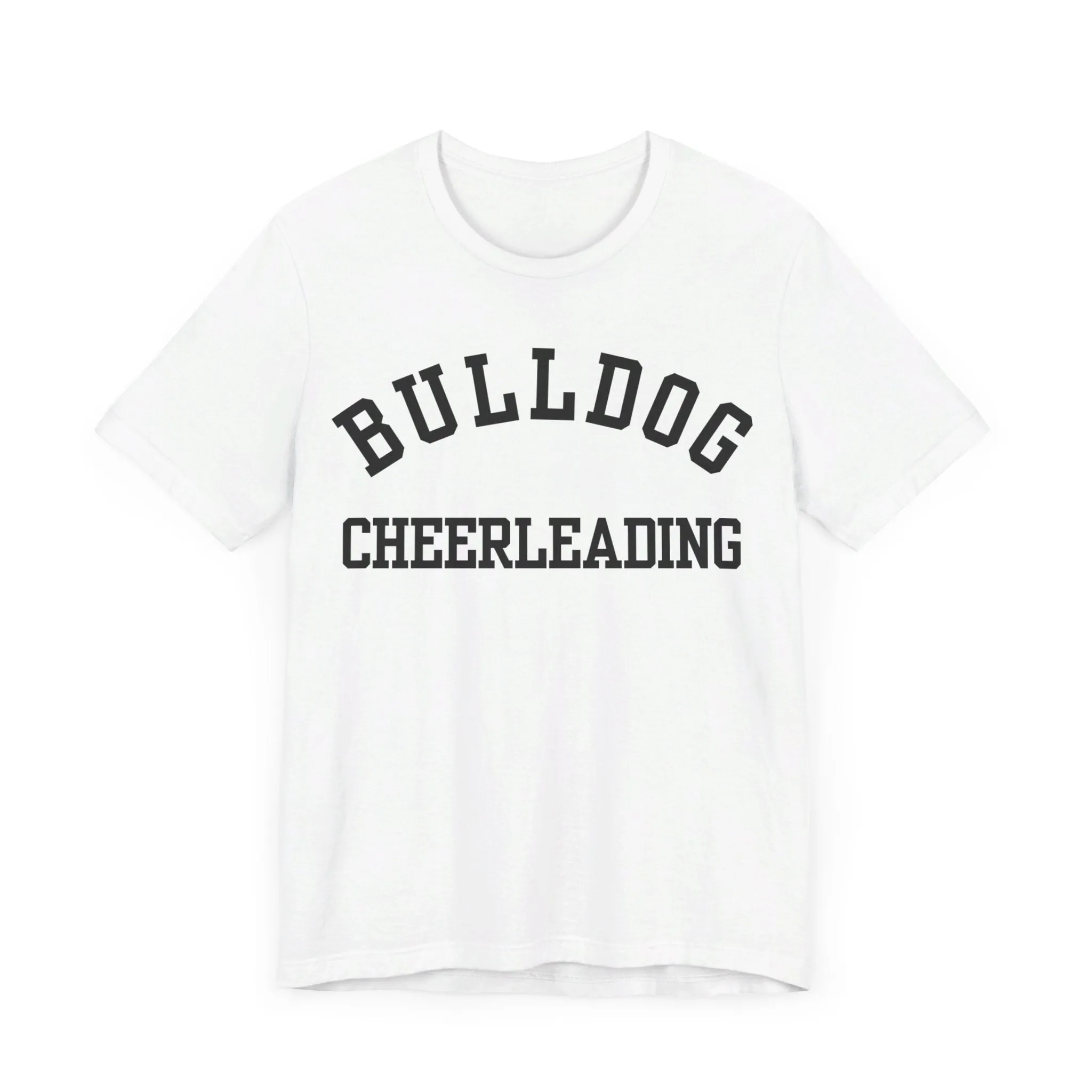 Classic Bulldog Cheerleading Unisex Jersey Short Sleeve Tee