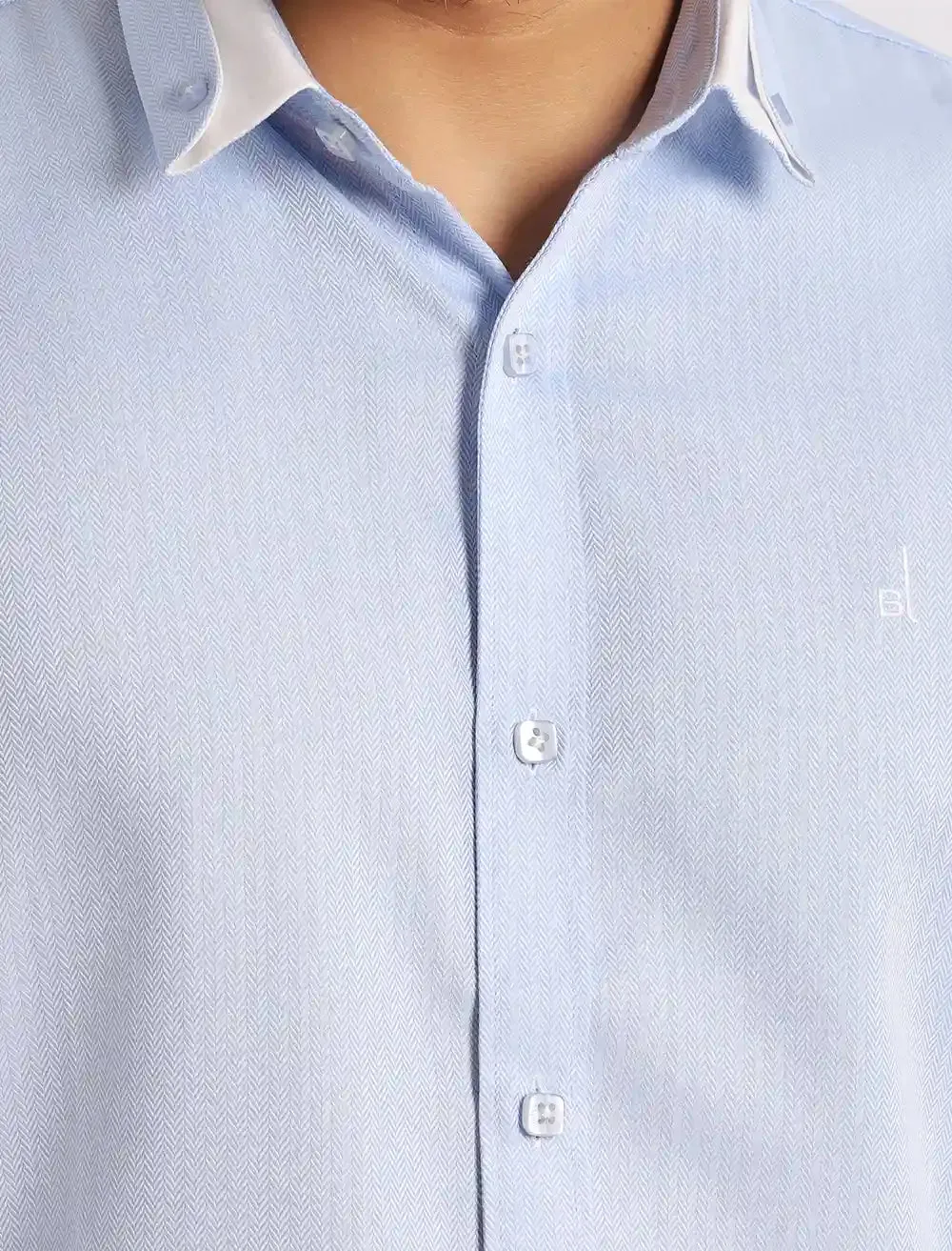 Double Layer Collar Formal Shirt