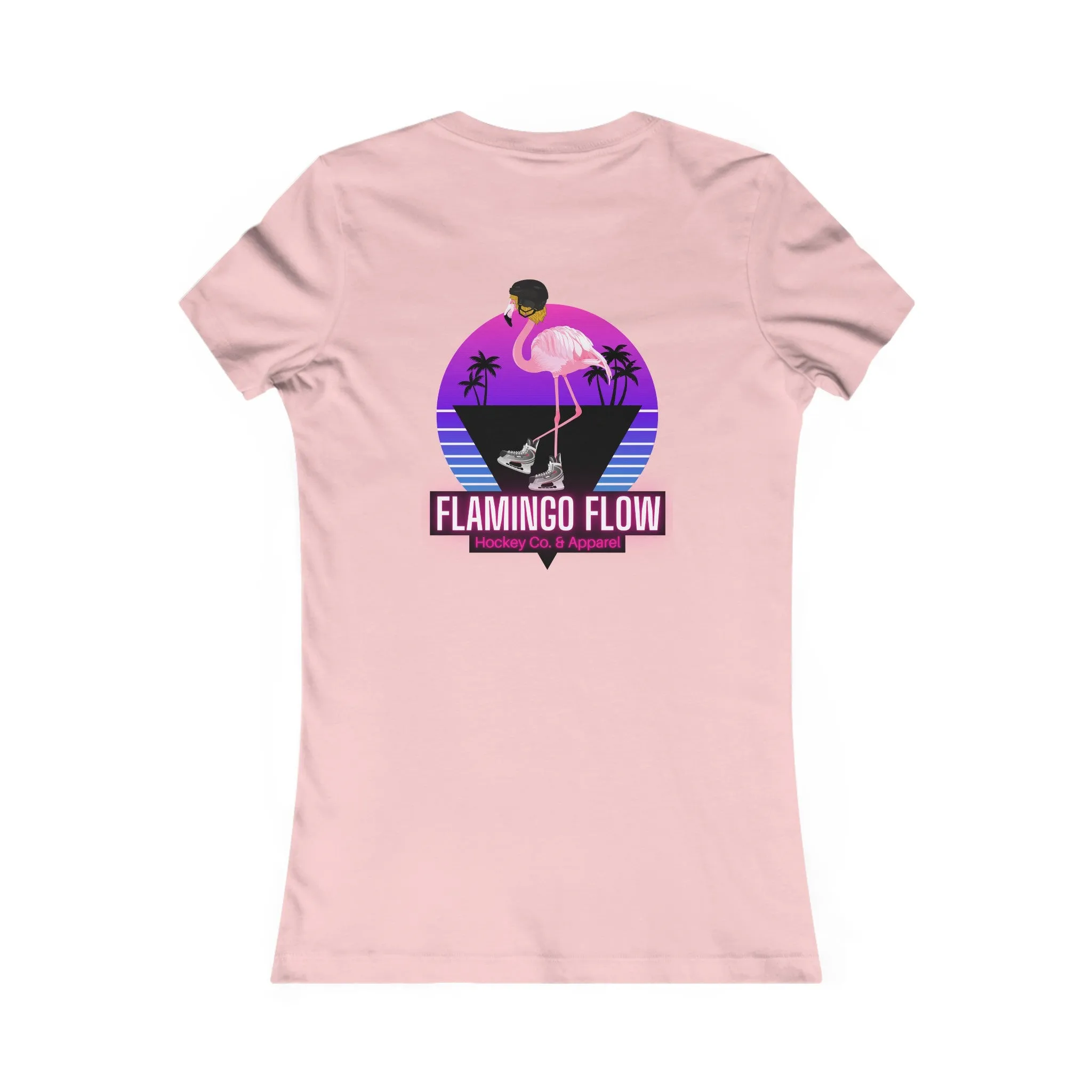 Flamingo Flow Women's Slim Fit Tee