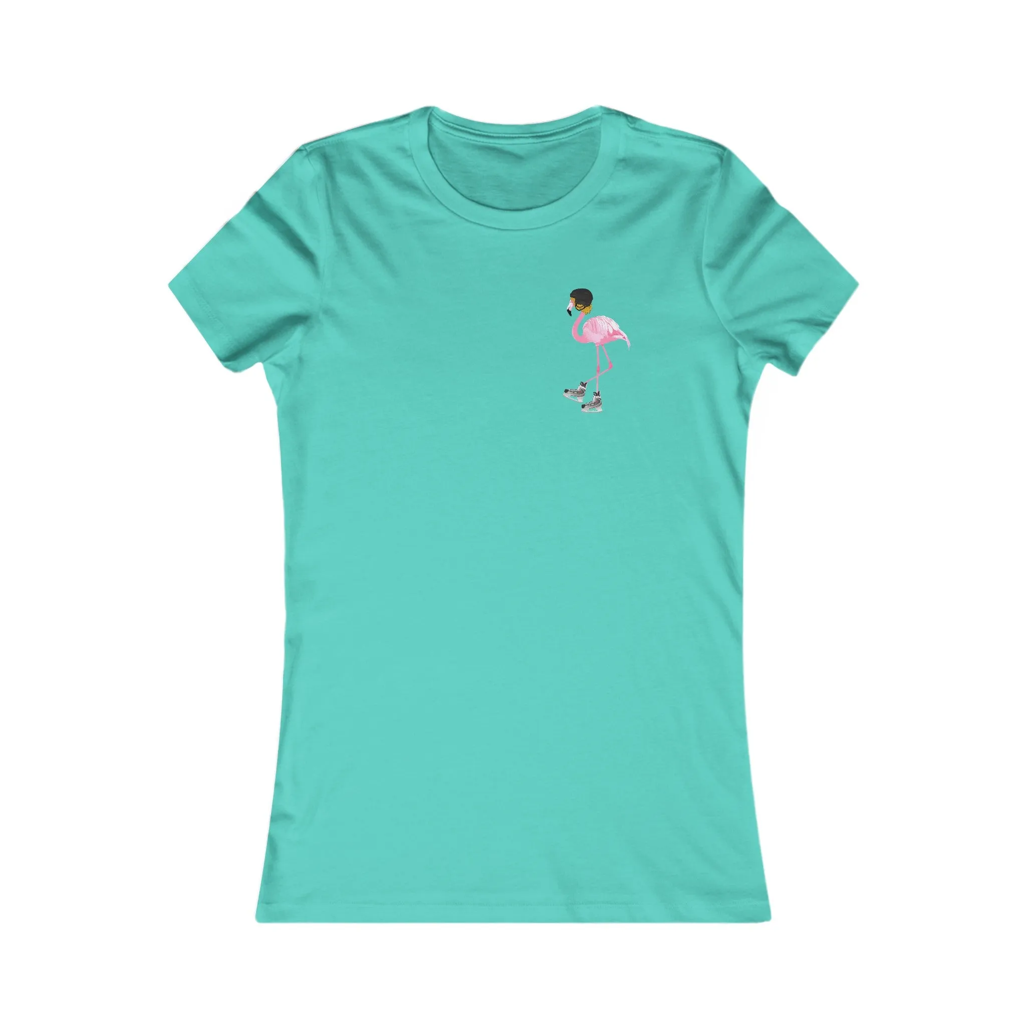 Flamingo Flow Women's Slim Fit Tee