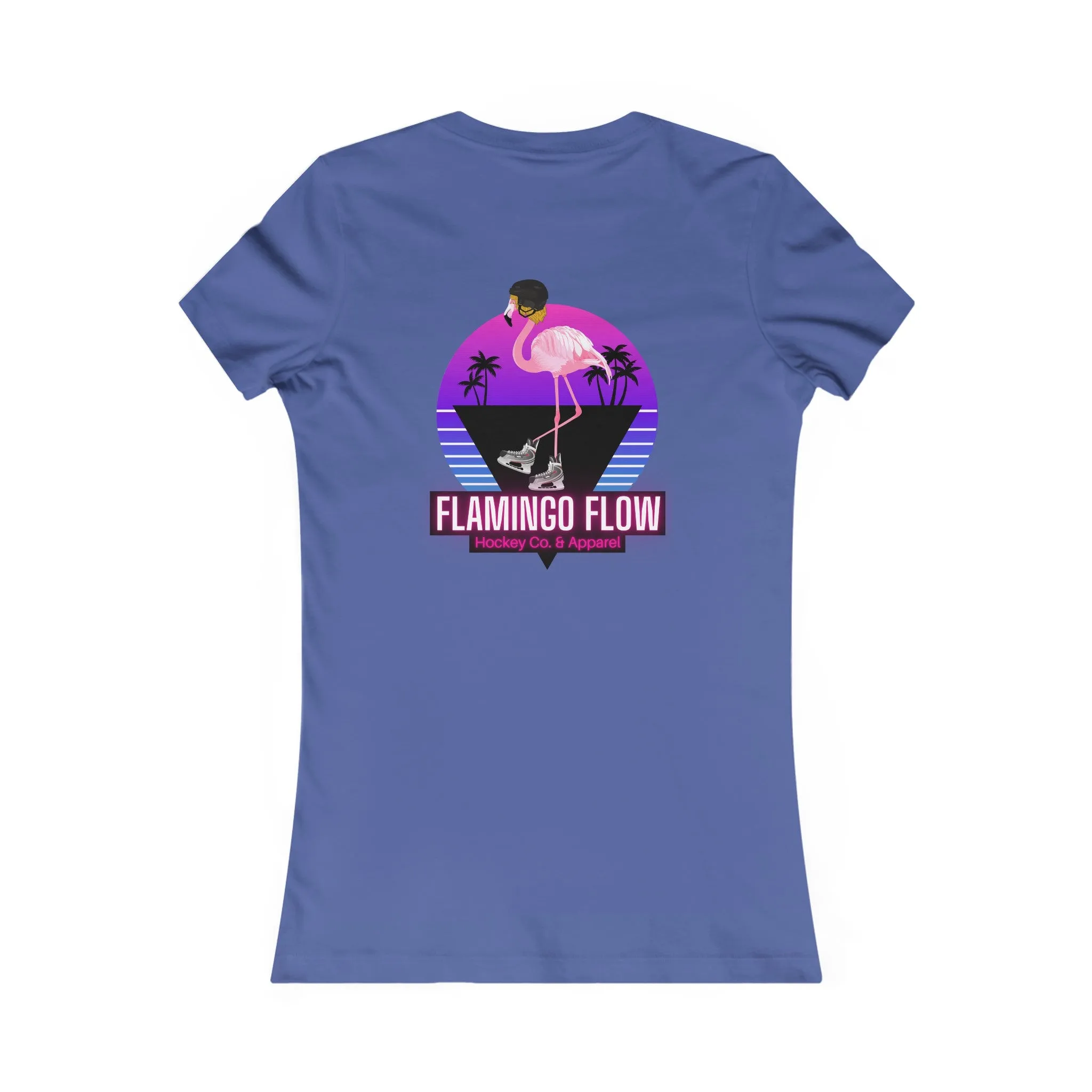 Flamingo Flow Women's Slim Fit Tee