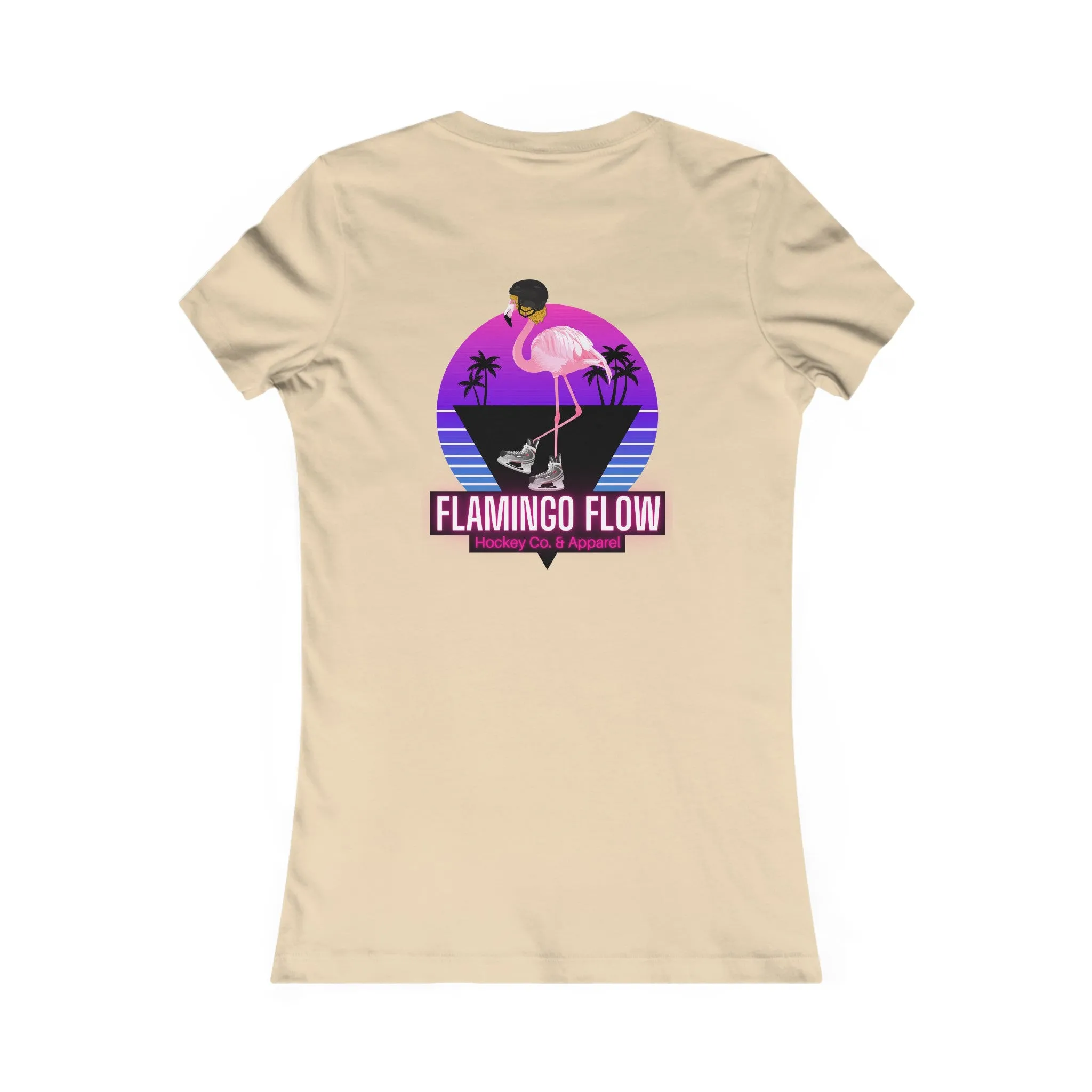 Flamingo Flow Women's Slim Fit Tee