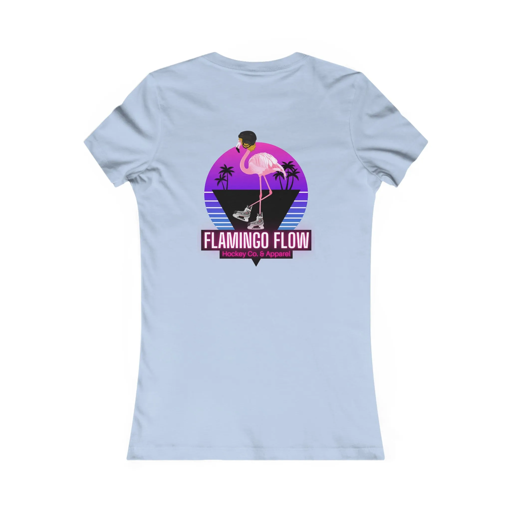 Flamingo Flow Women's Slim Fit Tee