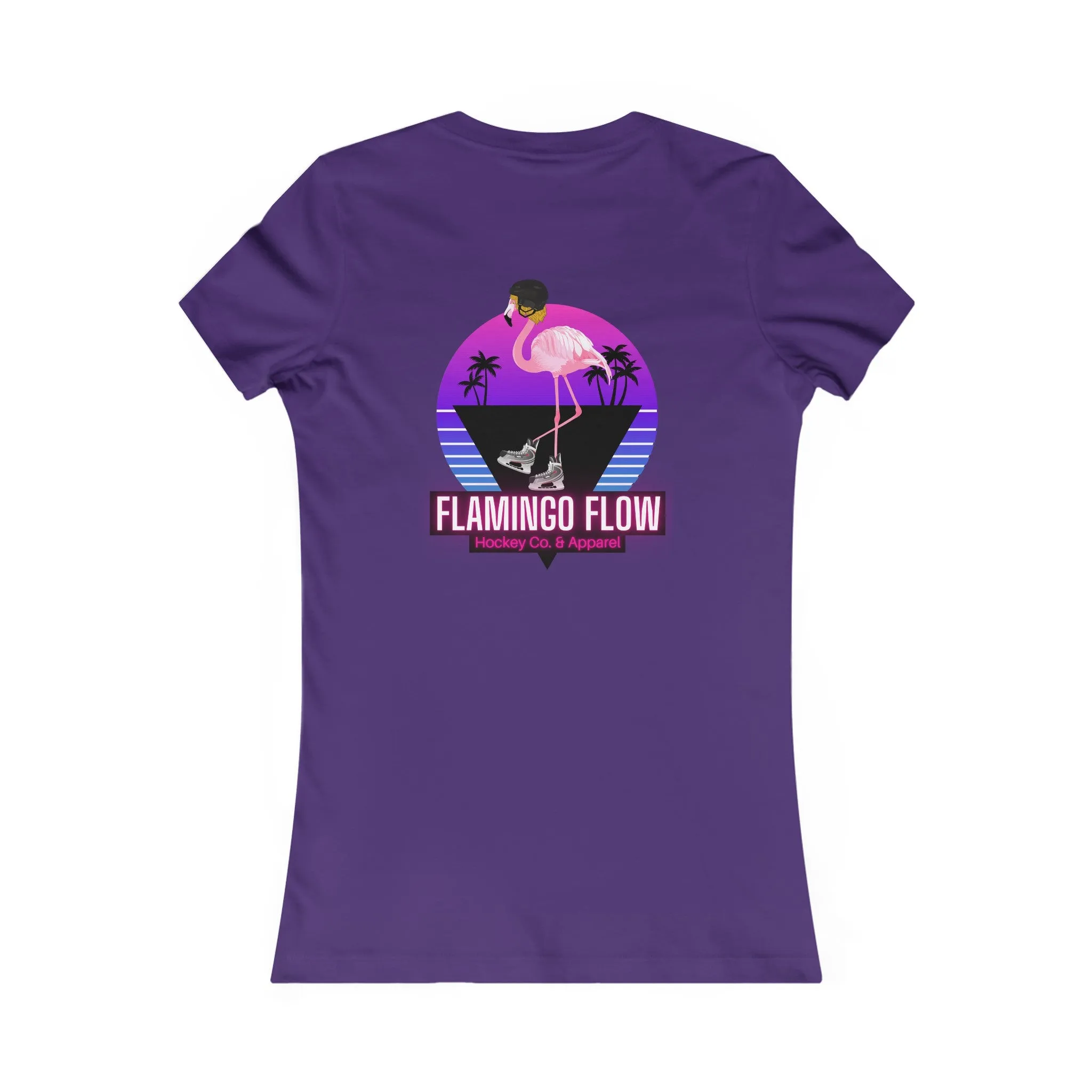 Flamingo Flow Women's Slim Fit Tee