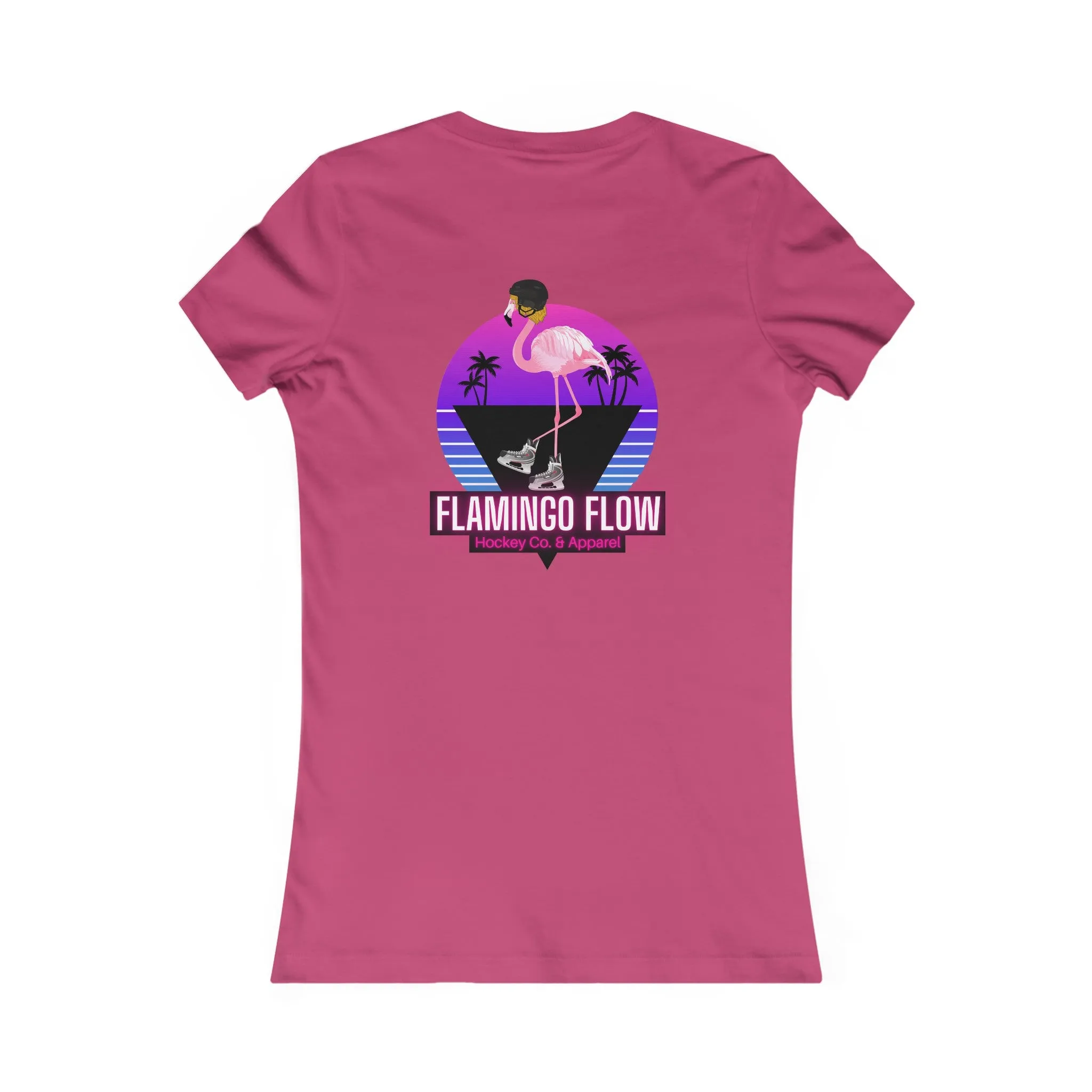 Flamingo Flow Women's Slim Fit Tee