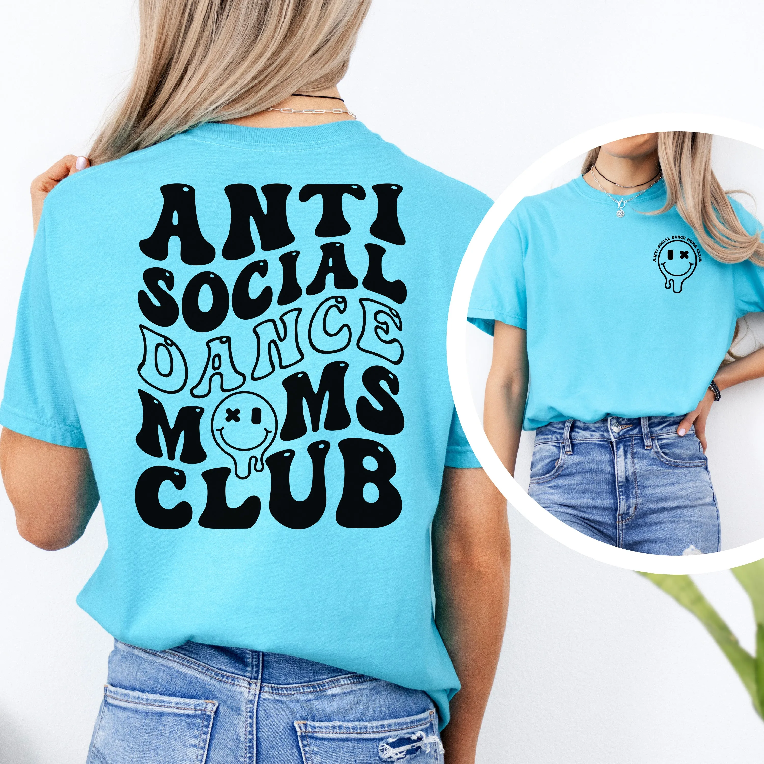 Glamfox - Anti-Social Dance Moms Club Graphic Tee