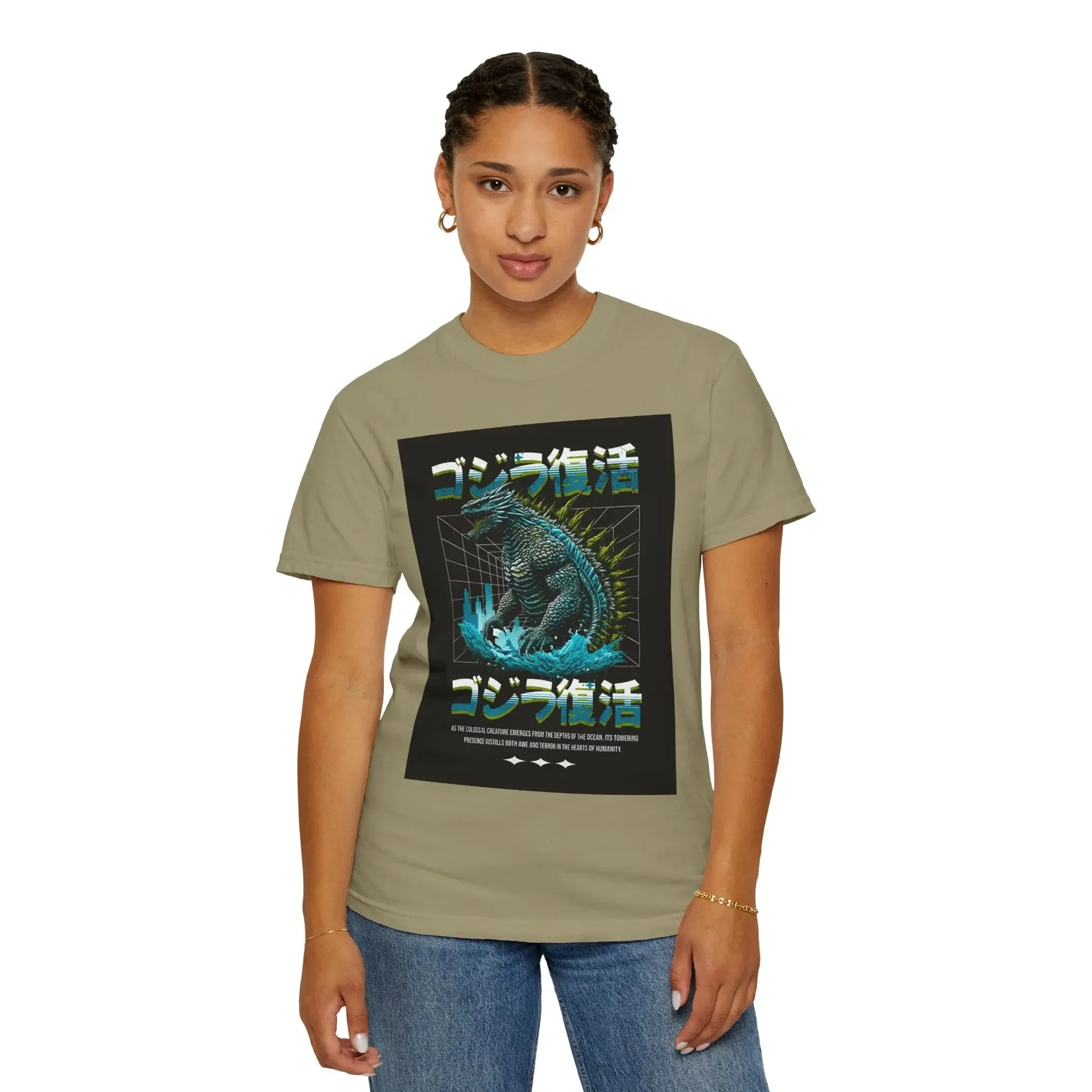 Godzilla Unisex Garment-Dyed T-shirt