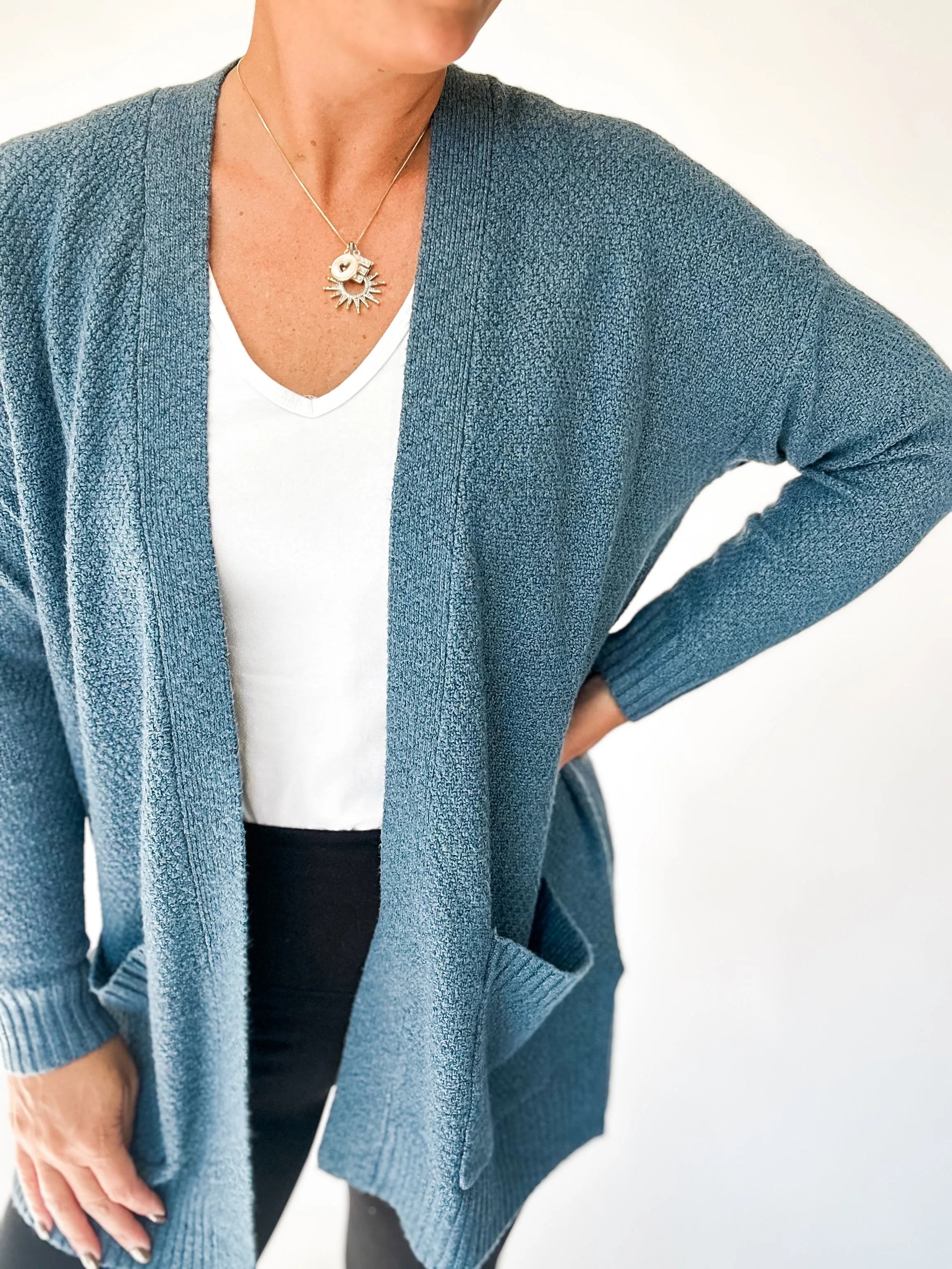 Hazy Blue Cardigan