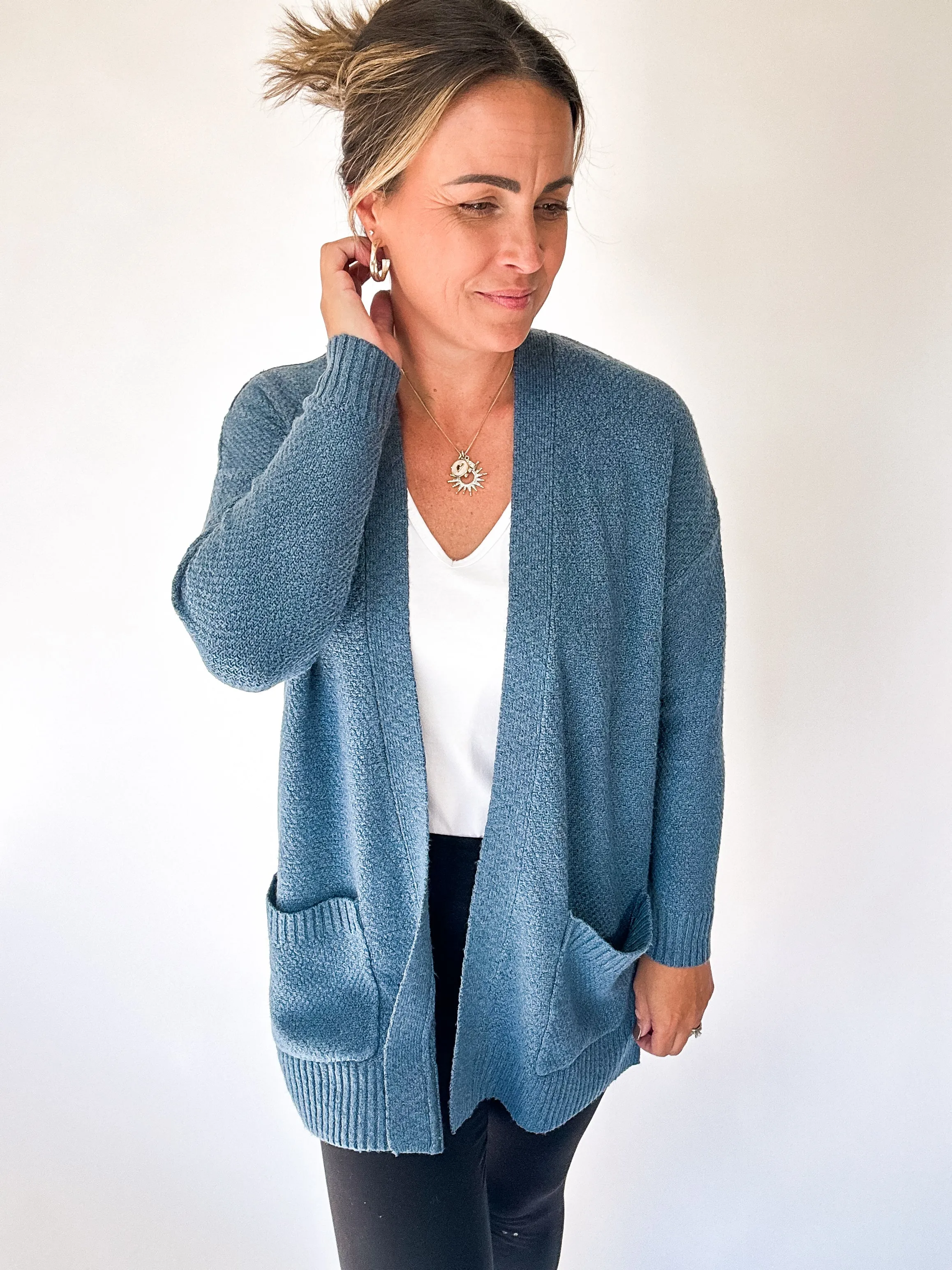 Hazy Blue Cardigan