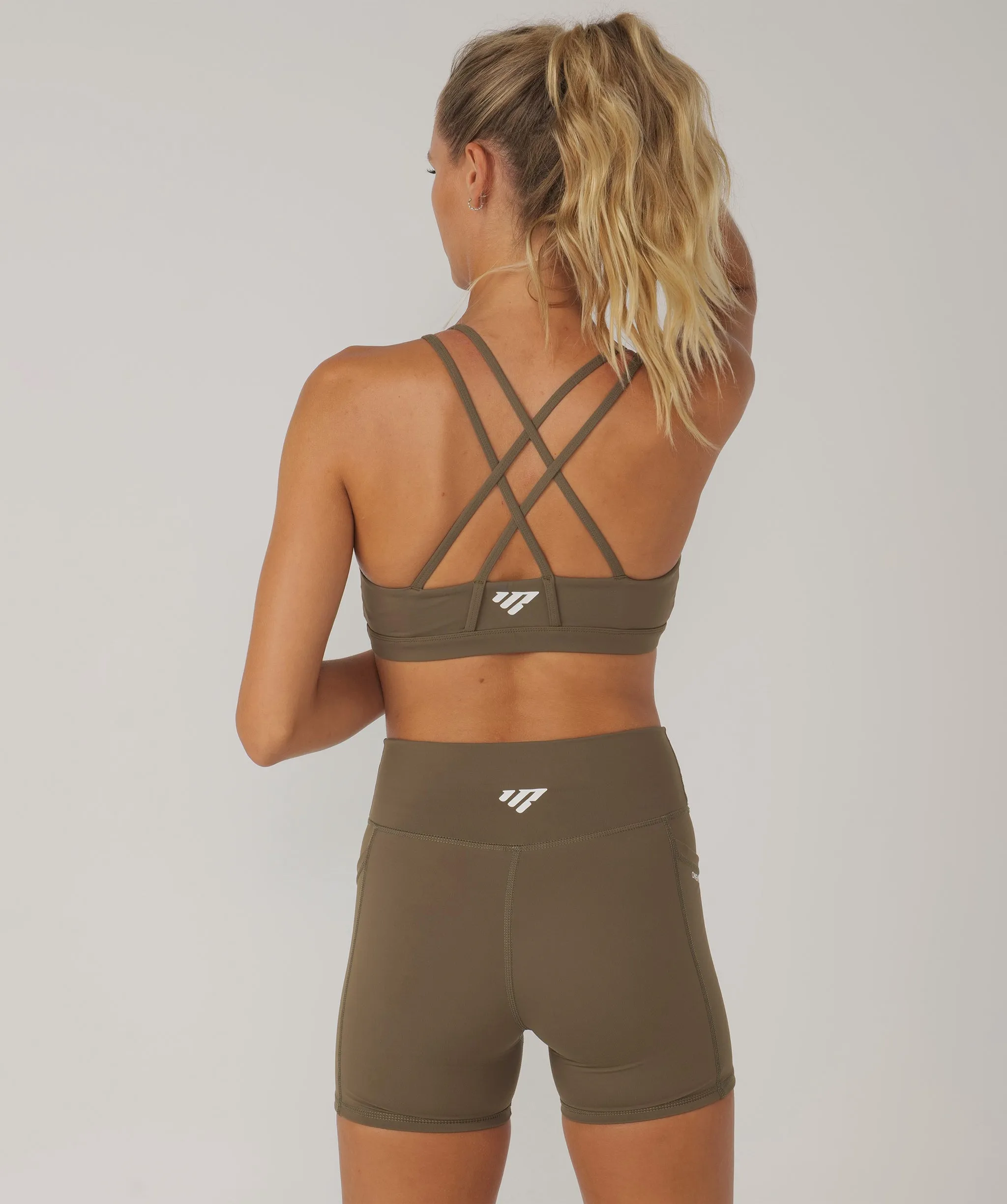 Hype Sports Bra Khaki