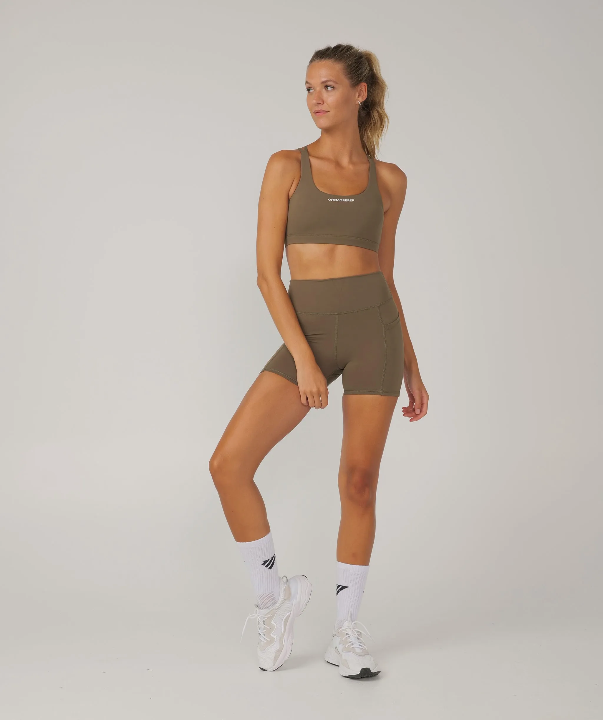 Hype Sports Bra Khaki