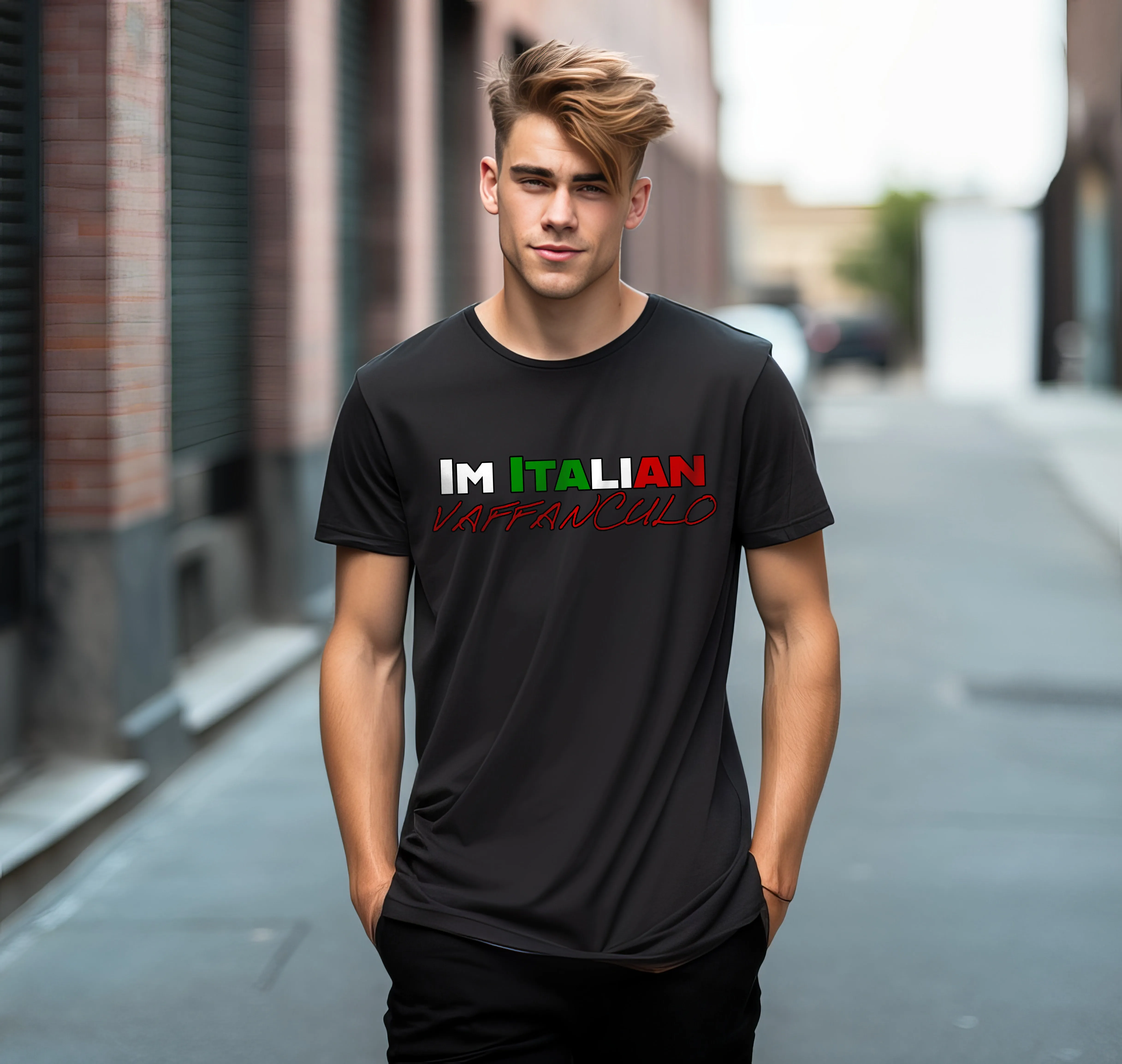 Im Italians VAFFANCULO - Unisex Softstyle Italian T-Shirt