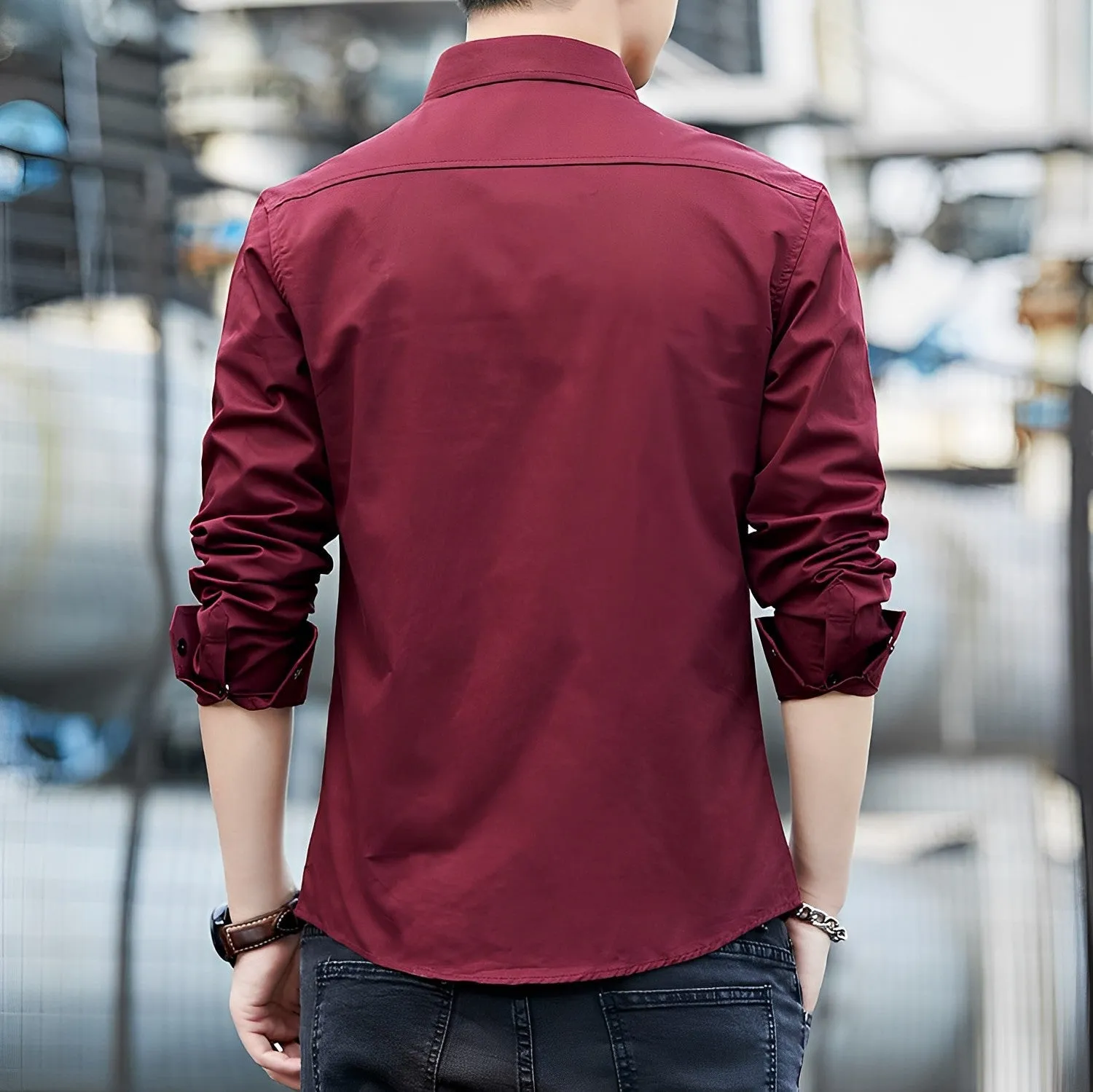 Italian Style Premium RFD Maroon Shirt by Italian Vega®