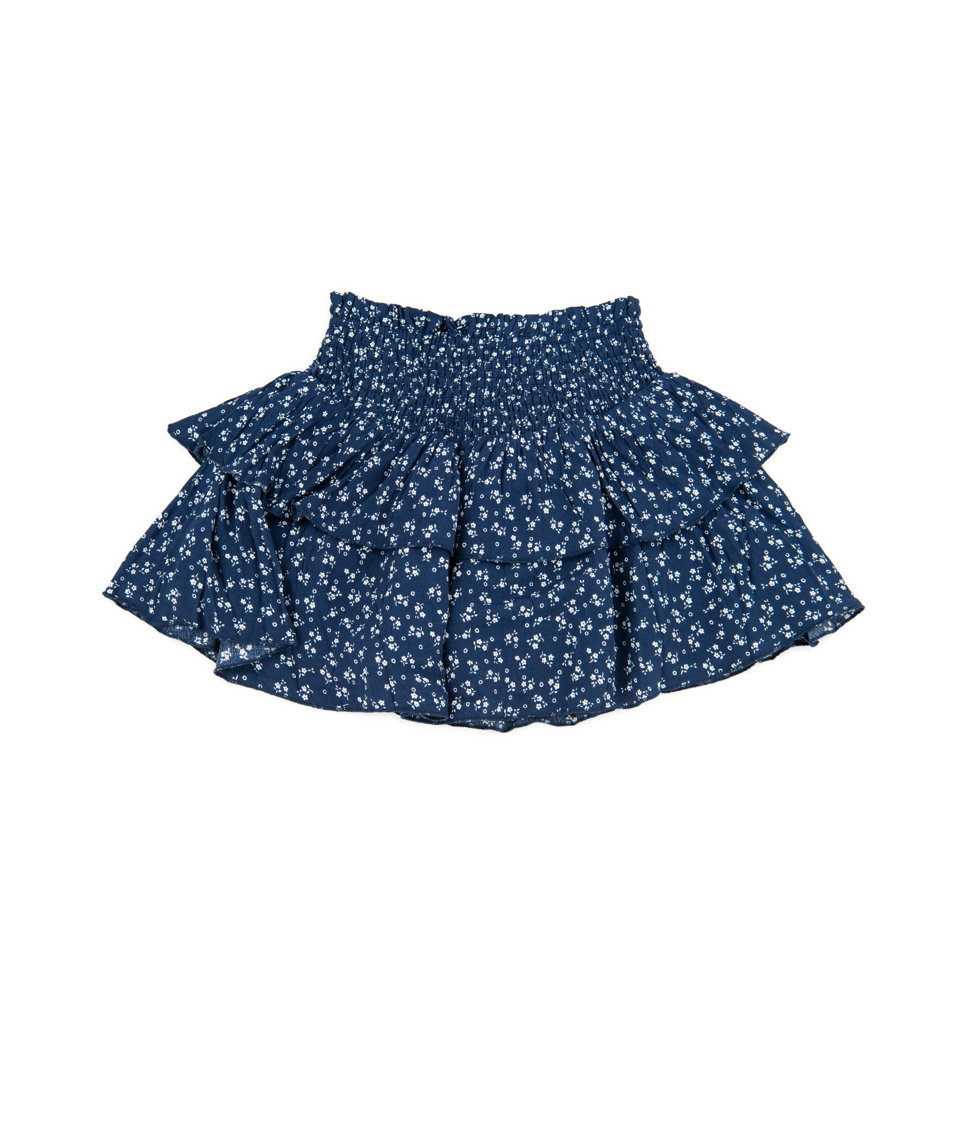 Katie J NYC Girls Evening Blue Ditsy Floral Brooke Skirt