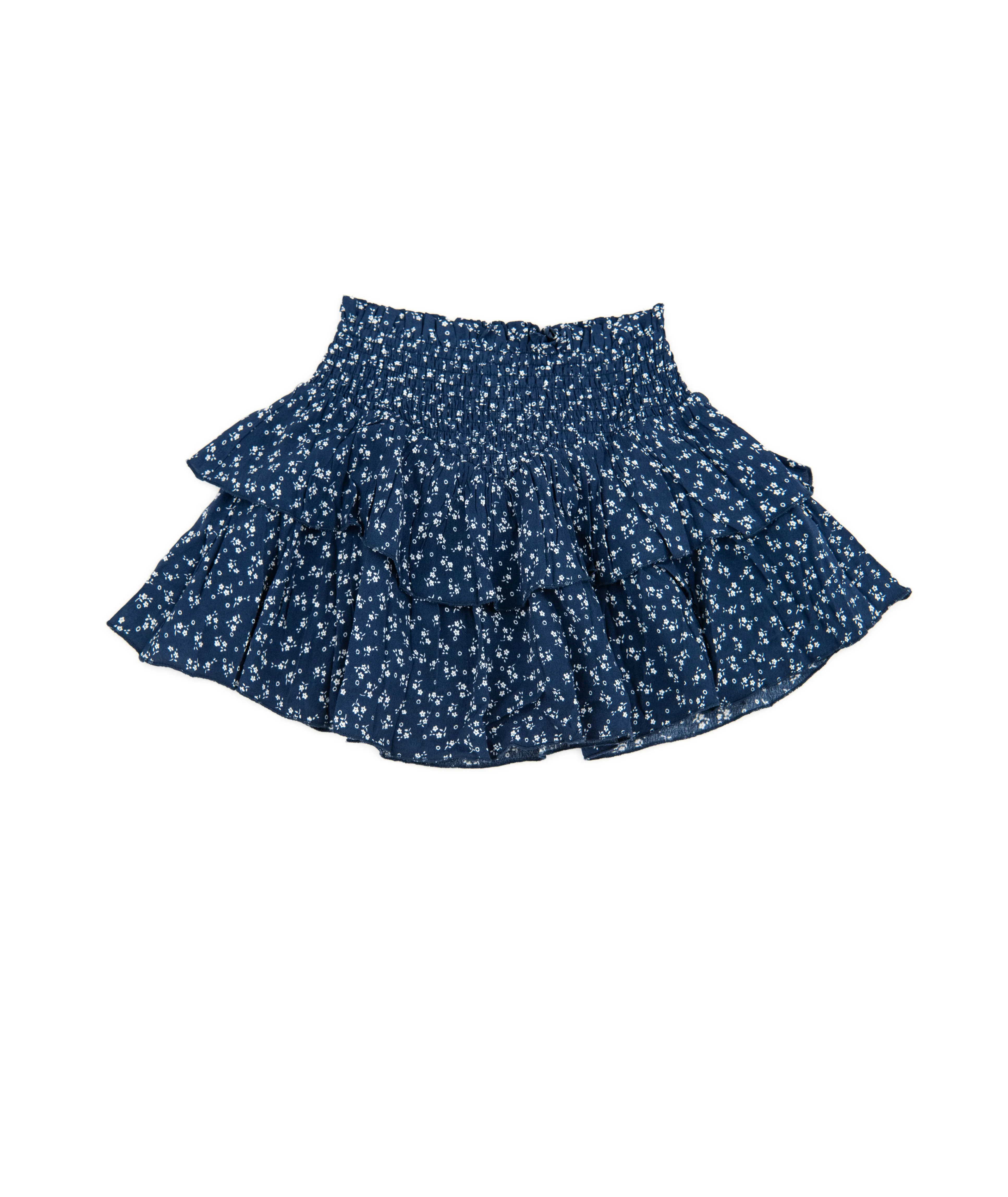 Katie J NYC Girls Evening Blue Ditsy Floral Brooke Skirt