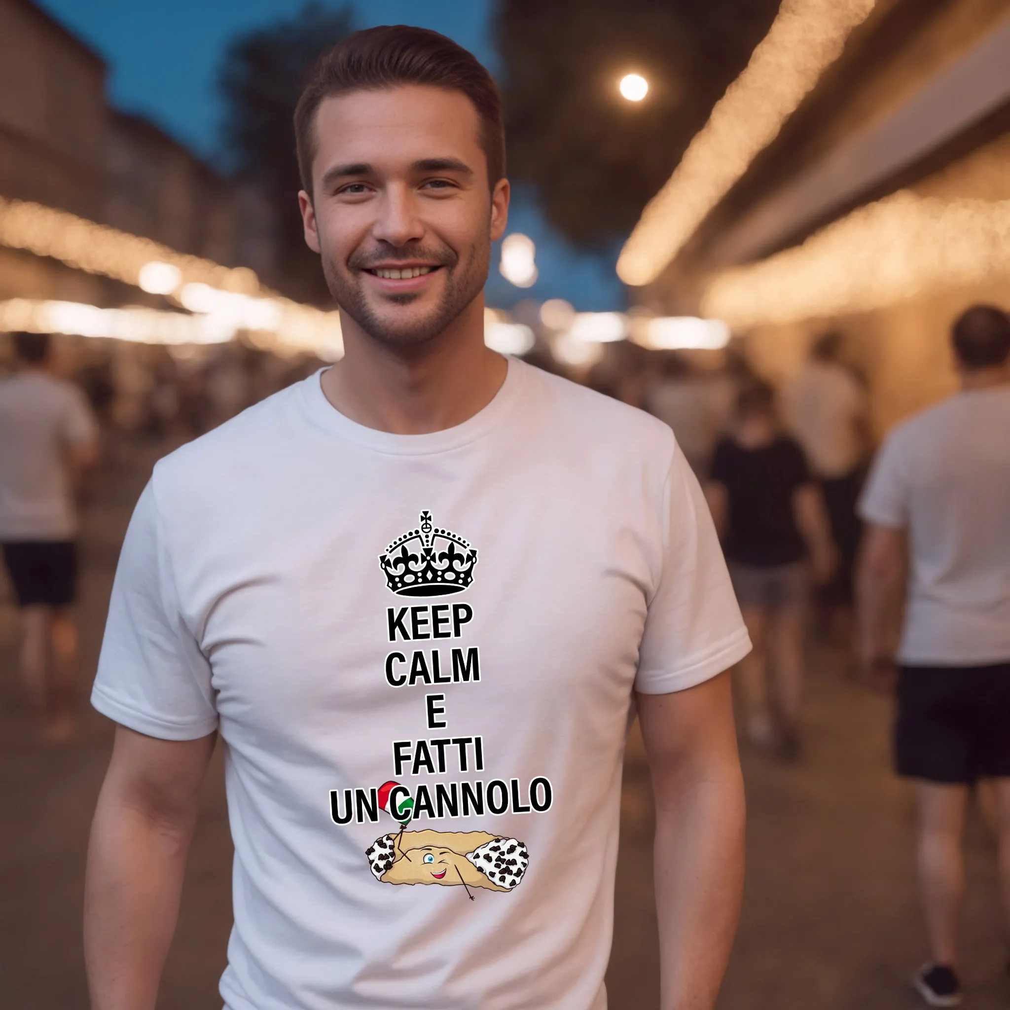 Keep Calm E Fatti Un Cannolo - Softstyle T-Shirt