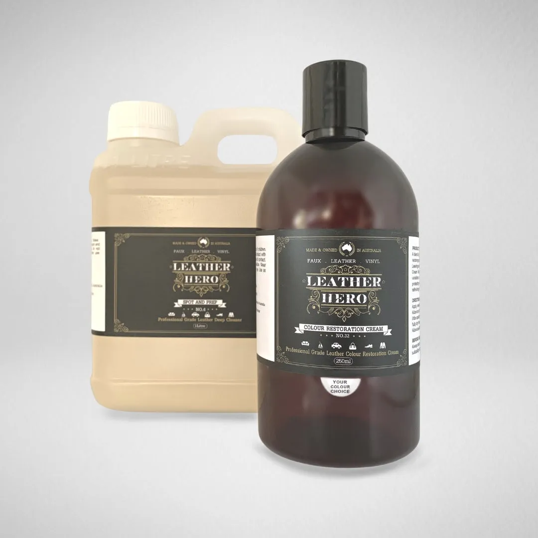 Leather Colour Cream Kit - Greystone