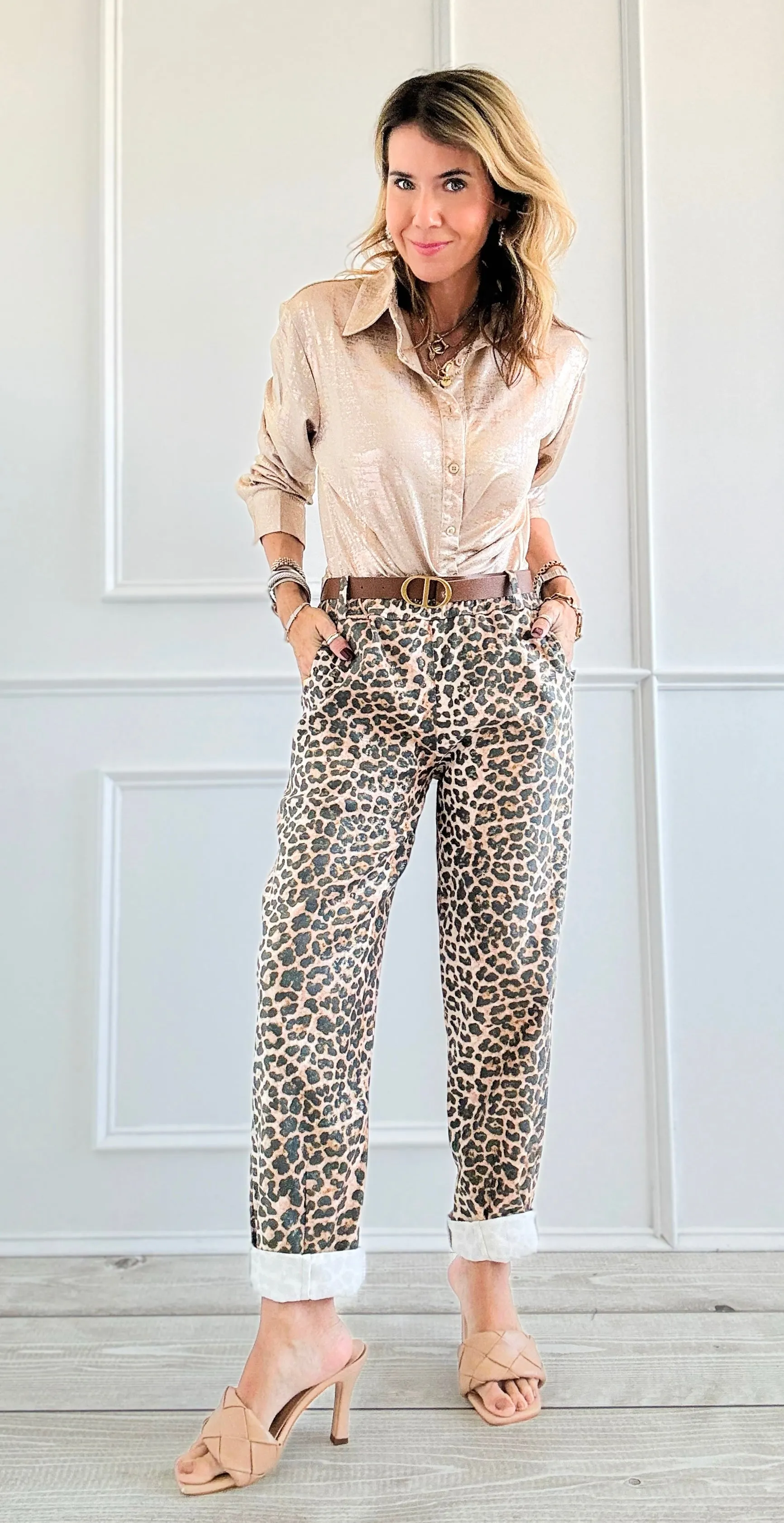 Luxe Sparkle Italian Pants