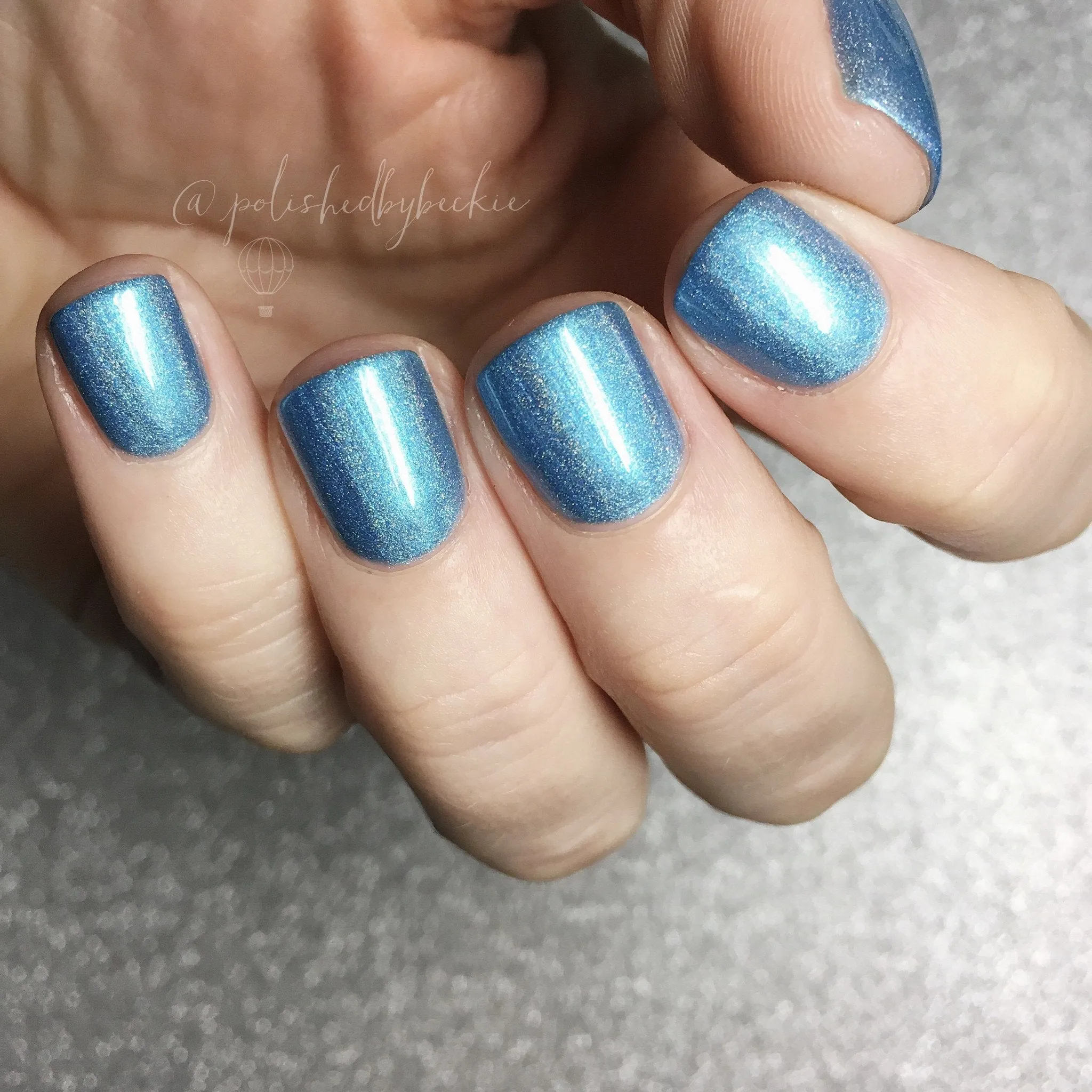 March Aquamarine Birthstone Indie Nail Polish