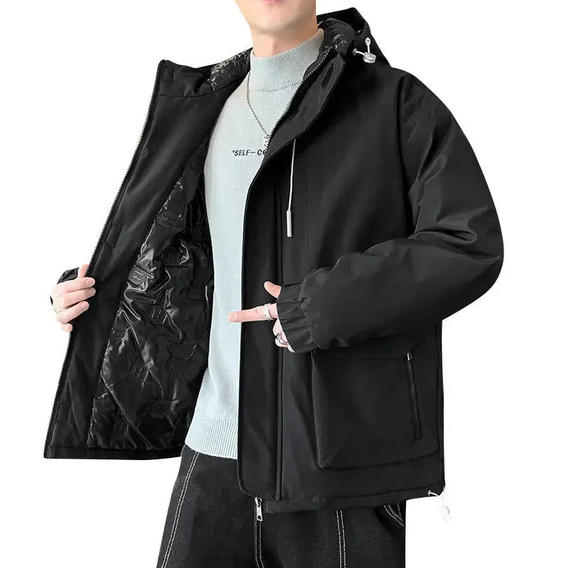 Men's Cotton Clothing Thick Warm Jacket Plus Sizes Loose jacket