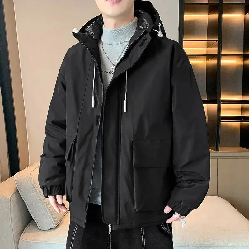 Men's Cotton Clothing Thick Warm Jacket Plus Sizes Loose jacket