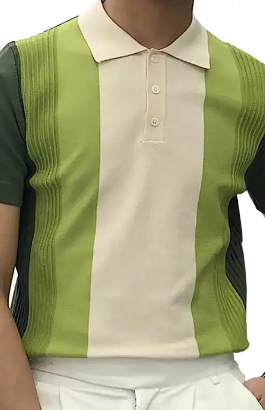 Men’S Lapel Short Sleeve Slim Polo Shirt T-Shirt