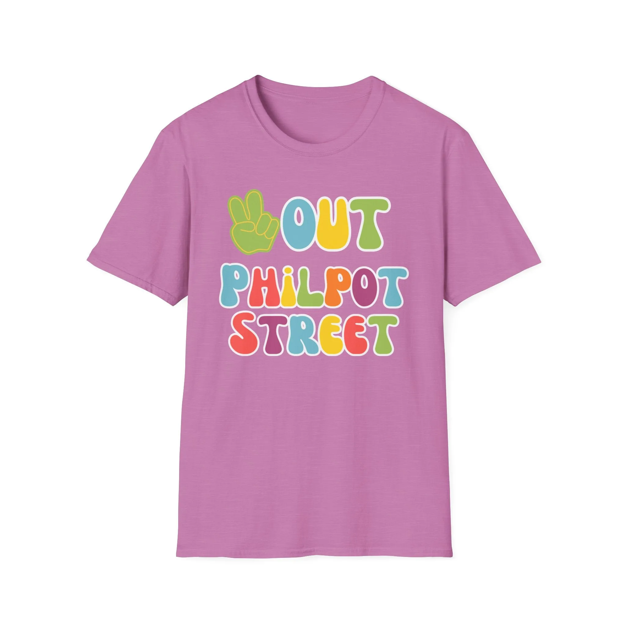 Peace out Philpot Street Unisex Softstyle T-Shirt