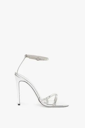 Rhinestone Sandals In Silver