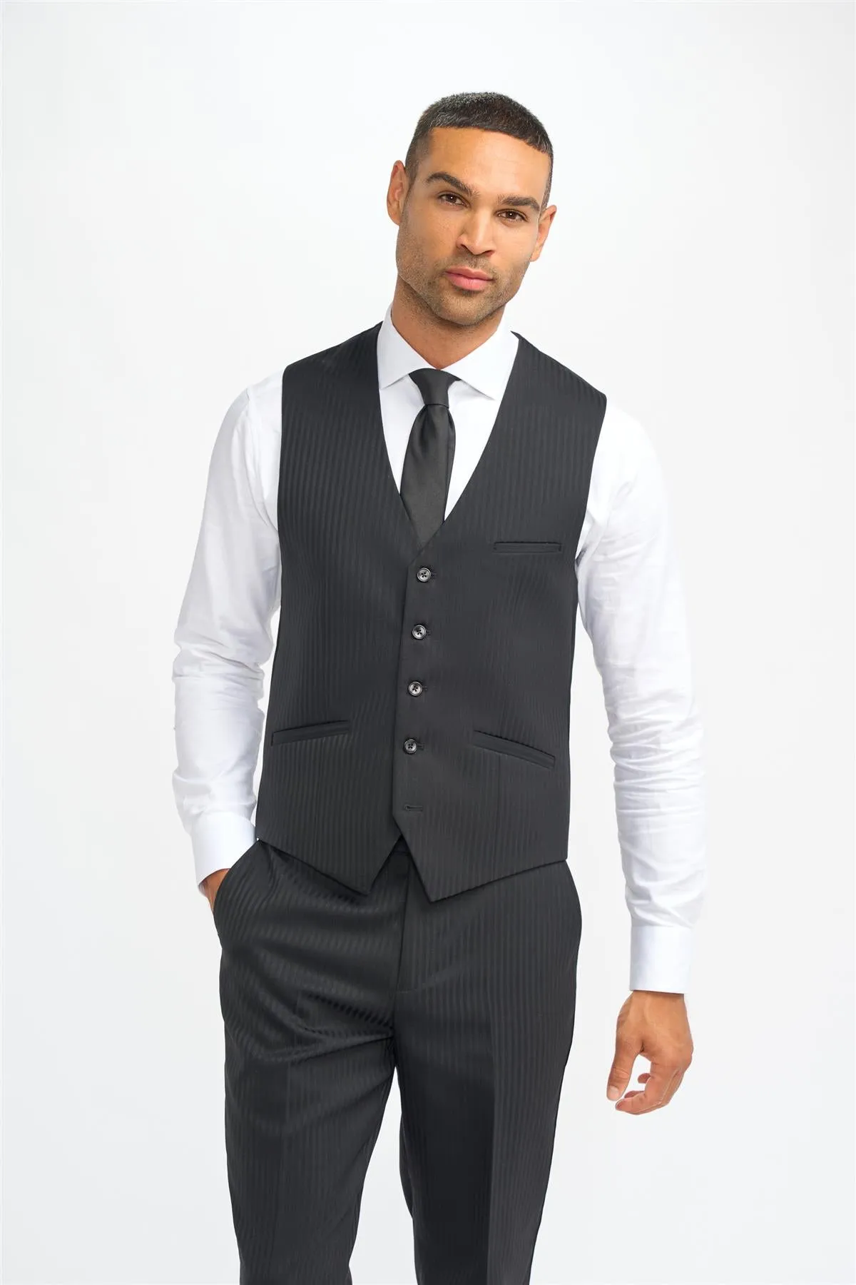 Roberto Black Three Piece Suit