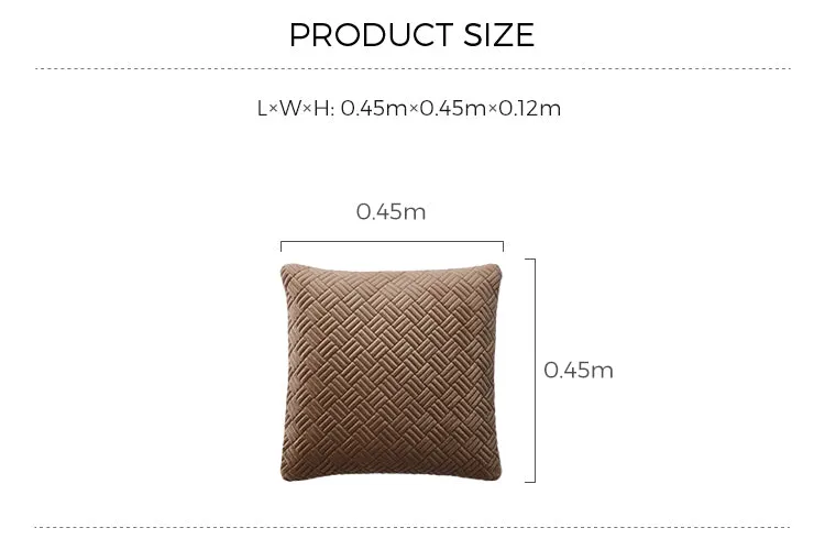 Rubeza Kaho Cushion - Brown - 45x45 cm